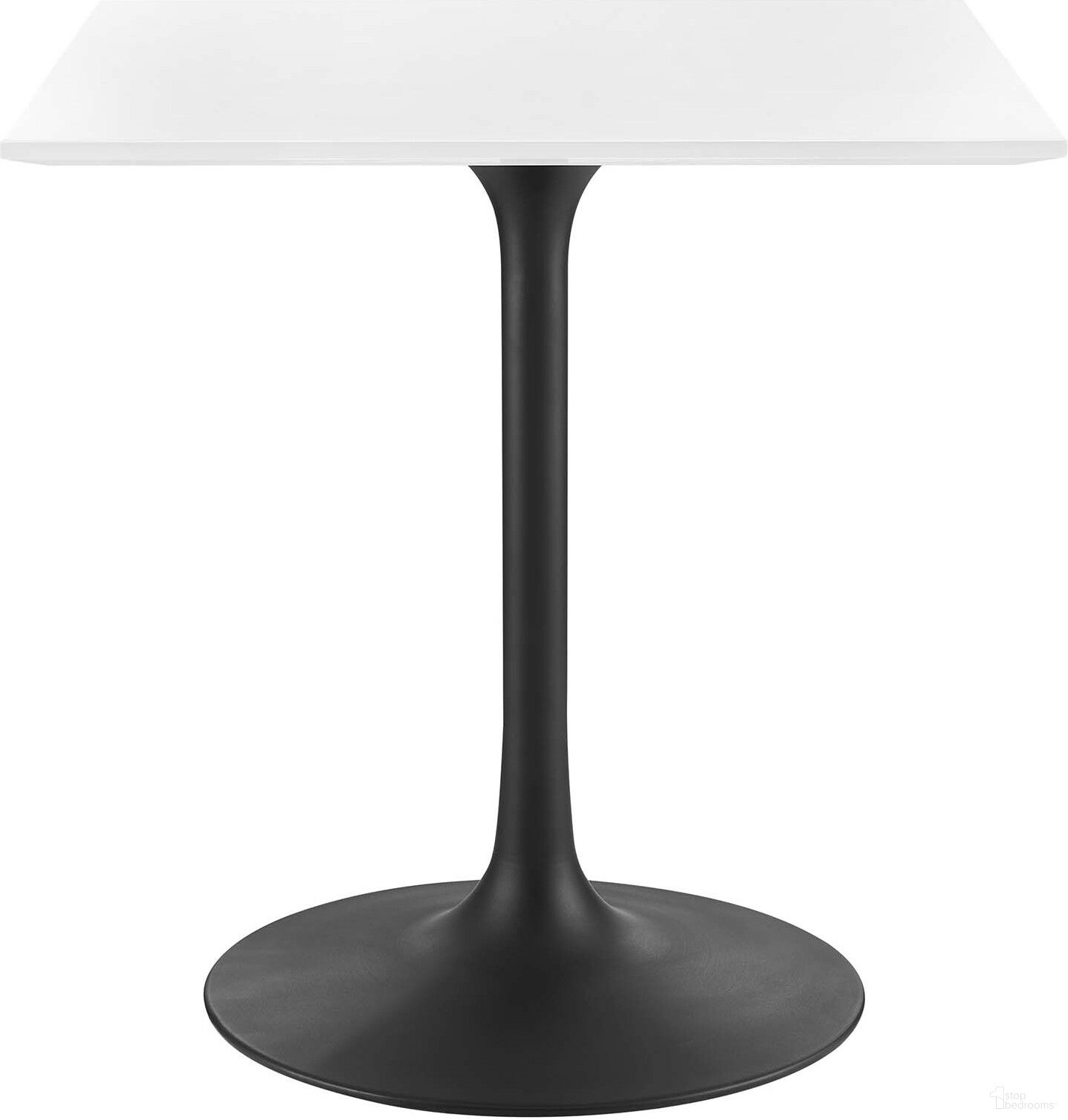 The appearance of Lippa Black and White 28 Inch Square Wood Top Dining Table EEI-3513-BLK-WHI designed by Modway in the modern / contemporary interior design. This black and white piece of furniture  was selected by 1StopBedrooms from Lippa Collection to add a touch of cosiness and style into your home. Sku: EEI-1123-WHI-TOP;EEI-3447-BLK-BASE. Table Base Style: Pedestal. Table Top Shape: Square. Material: MDF. Size: 28" x 28".