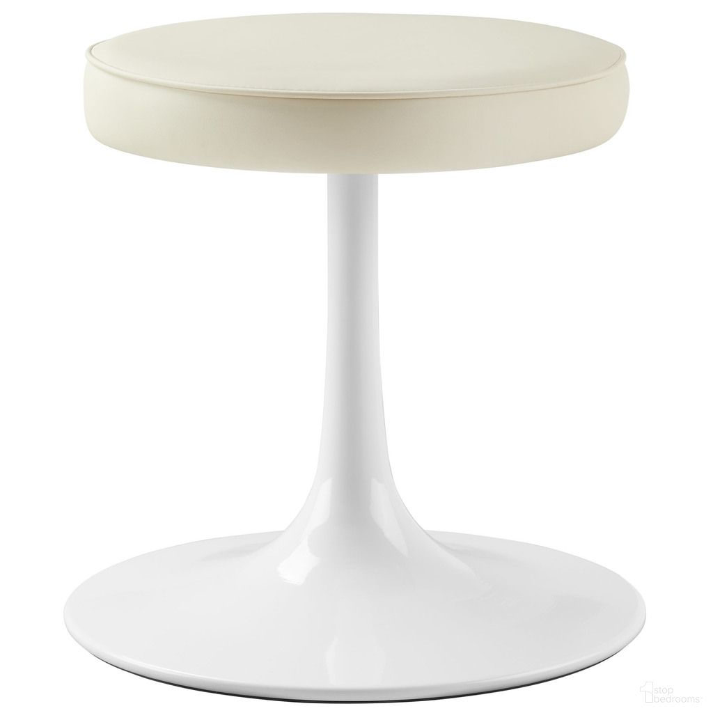The appearance of Lippa Vegan Leather Round Stool In Stone designed by Modway in the modern / contemporary interior design. This stone piece of furniture was selected by 1StopBedrooms from Lippa Collection to add a touch of cosiness and style into your home. Sku: EEI-7264-STO. Material: Vegan Leather.
