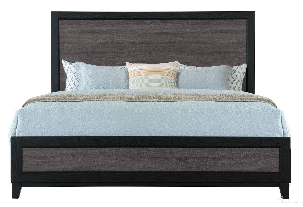The appearance of Lisbon King Bed In Gray and Black designed by Global Furniture USA in the country / farmhouse interior design. This gray and black piece of furniture  was selected by 1StopBedrooms from Lisbon Collection to add a touch of cosiness and style into your home. Sku: LISBON-GREY/BLACK-KB. Bed Size: King. Material: MDF.