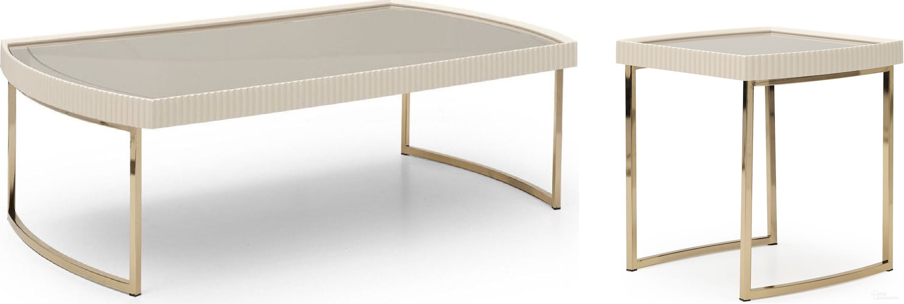 The appearance of Lisbon Occasional Table Set In Silken Matte Cream designed by Michael Amini in the transitional interior design. This silken matte cream piece of furniture was selected by 1StopBedrooms from Lisbon Collection to add a touch of cosiness and style into your home. Sku: LFR-LSBN201-140;LFR-LSBN202-140. Material: MDF.