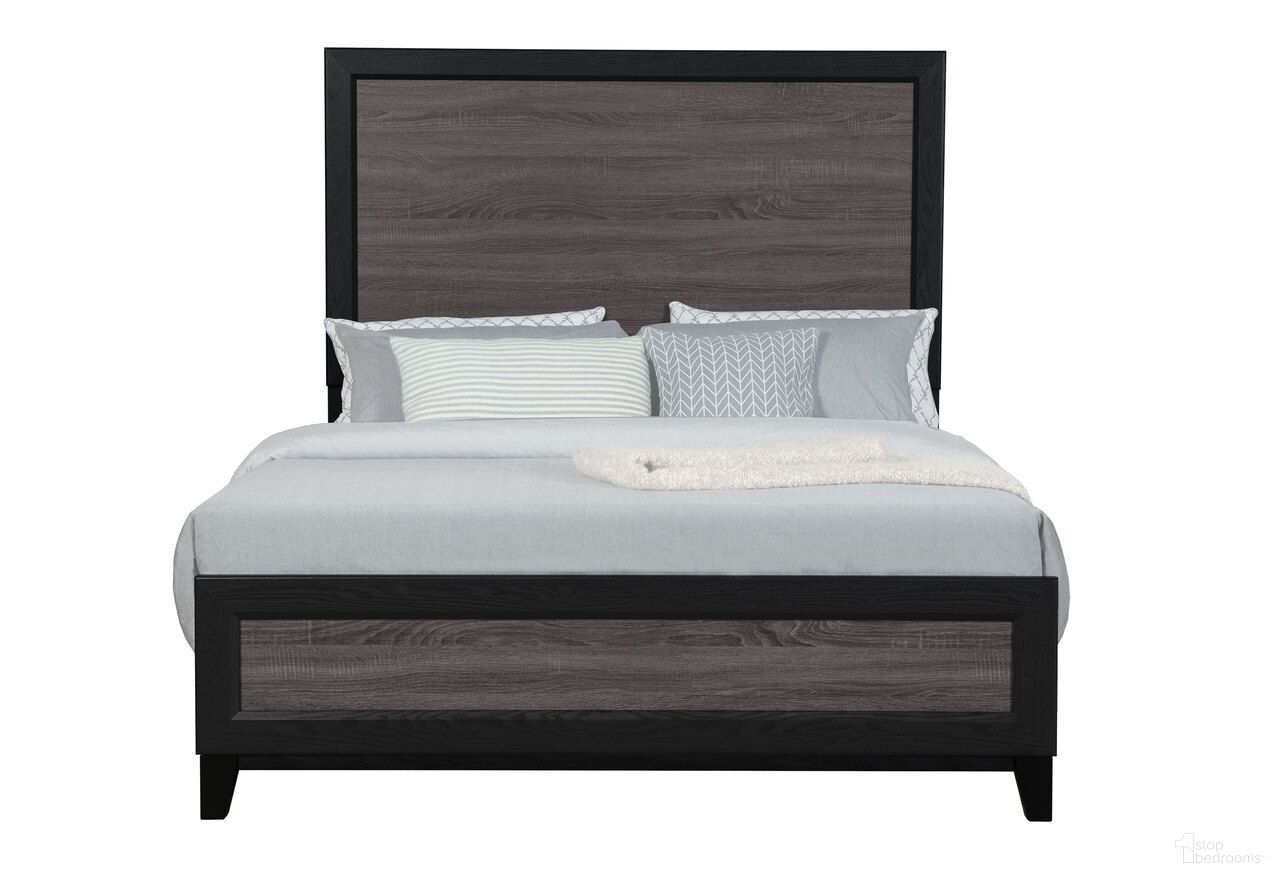 The appearance of Lisbon Queen Bed In Gray and Black designed by Global Furniture USA in the country / farmhouse interior design. This gray and black piece of furniture  was selected by 1StopBedrooms from Lisbon Collection to add a touch of cosiness and style into your home. Sku: LISBON-GREY/BLACK-QB. Bed Size: Queen. Material: MDF.