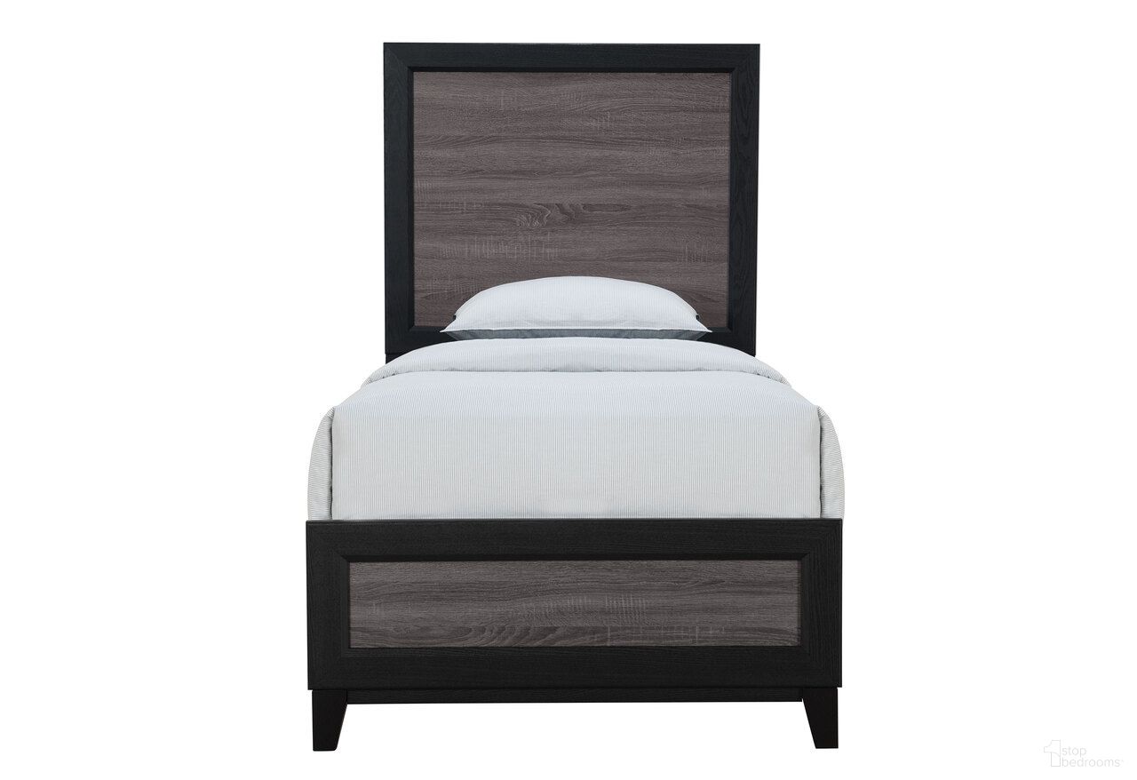 The appearance of Lisbon Twin Bed In Gray and Black designed by Global Furniture USA in the country / farmhouse interior design. This gray and black piece of furniture  was selected by 1StopBedrooms from Lisbon Collection to add a touch of cosiness and style into your home. Sku: LISBON-GREY/BLACK-TB. Bed Size: Twin. Material: MDF.