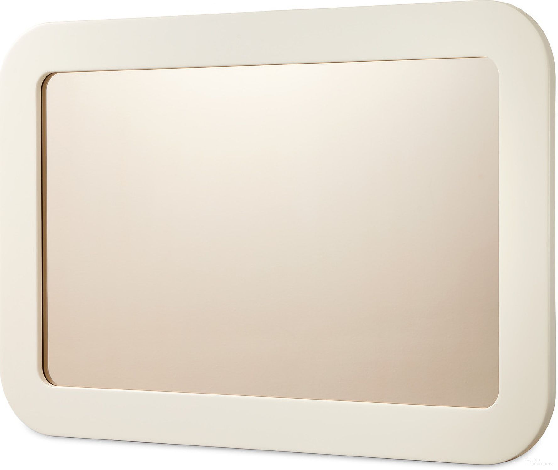 Lisbon Wall Mirror In Silken Matte Cream