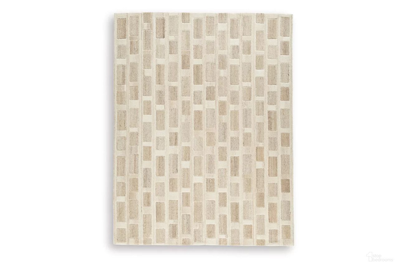 Lisgrove 7'8" x 10' Area Rug In Tan/Brown/White