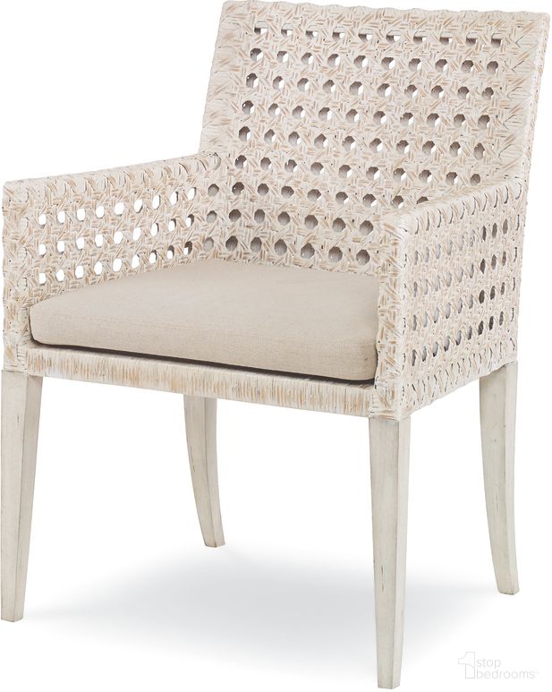 The appearance of Litchfield Arm Chair In Flax designed by Century Furniture in the modern / contemporary interior design. This flax piece of furniture was selected by 1StopBedrooms from Curate Collection to add a touch of cosiness and style into your home. Sku: CT4001A-PN-FL. Material: Mahogany. Chair Type: Arm Chair.