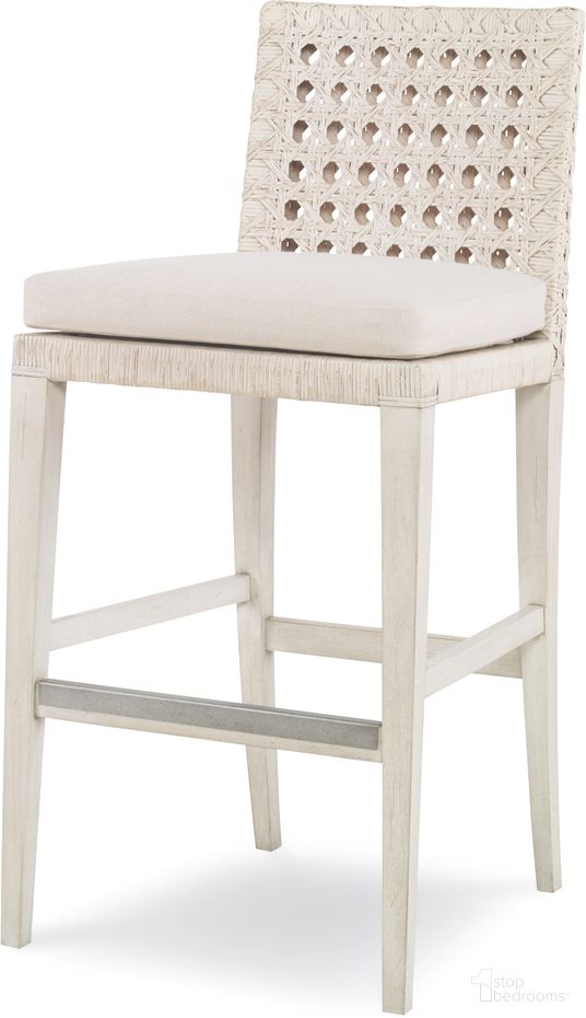 The appearance of Litchfield Barstool In Peninsula and Flax designed by Century Furniture in the modern / contemporary interior design. This peninsula and flax piece of furniture was selected by 1StopBedrooms from Curate Collection to add a touch of cosiness and style into your home. Sku: CT4001B-PN-FL. Material: Mahogany.