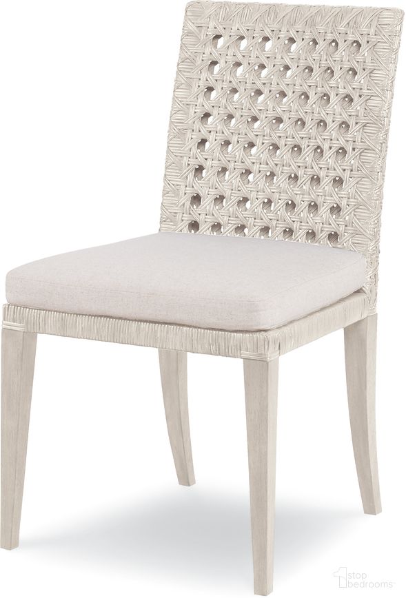 The appearance of Litchfield Side Chair In Peninsula and Flax designed by Century Furniture in the modern / contemporary interior design. This peninsula and flax piece of furniture was selected by 1StopBedrooms from Curate Collection to add a touch of cosiness and style into your home. Sku: CT4001S-PN-FL. Material: Mahogany. Chair Type: Side Chair.