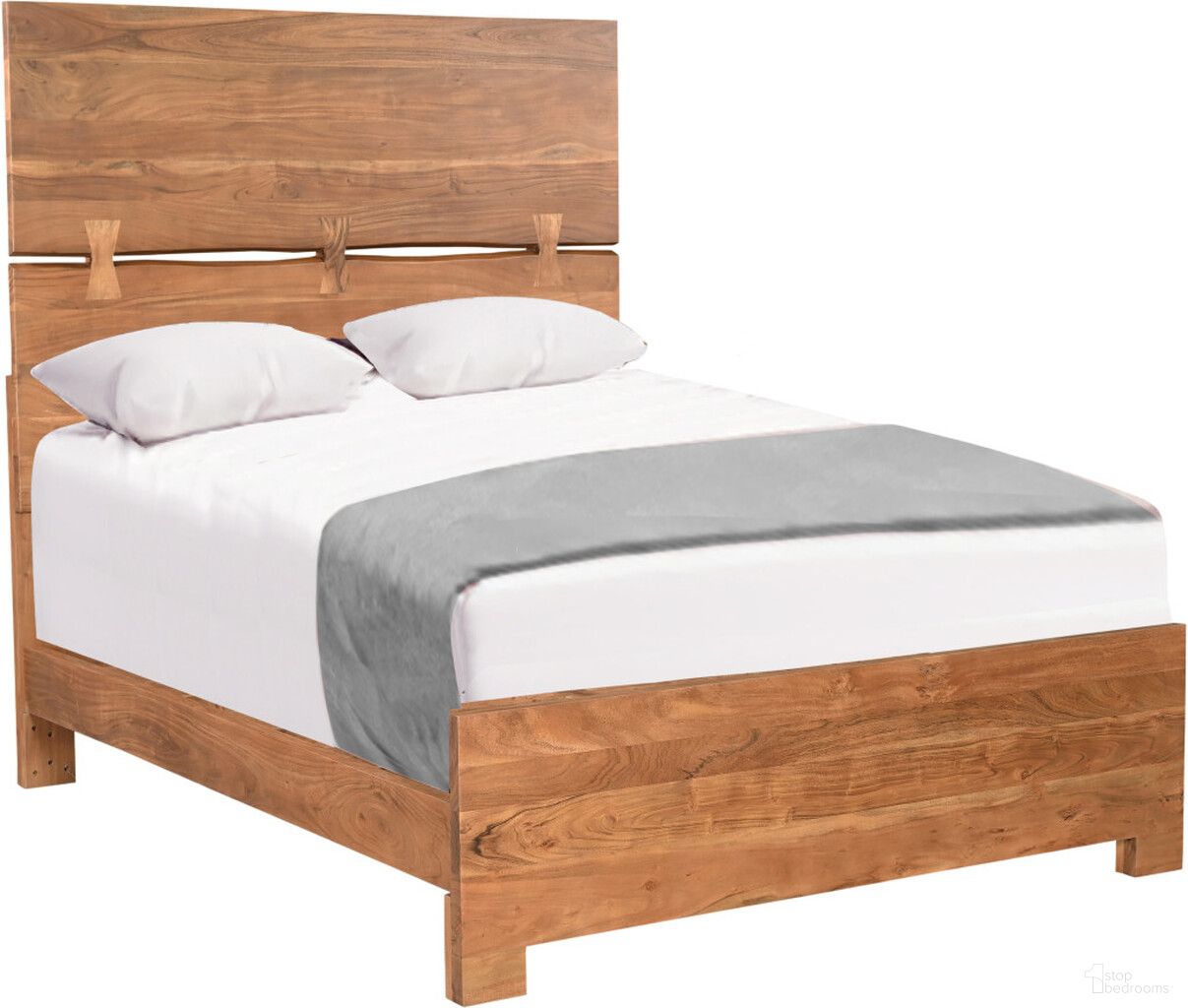 The appearance of Live Edge Bow Joint Solid Wood Queen Bed Frame In Brown designed by Homeroots in the rustic / southwestern interior design. This brown piece of furniture was selected by 1StopBedrooms from to add a touch of cosiness and style into your home. Sku: 604631. Bed Size: Queen. Material: Solid Wood.