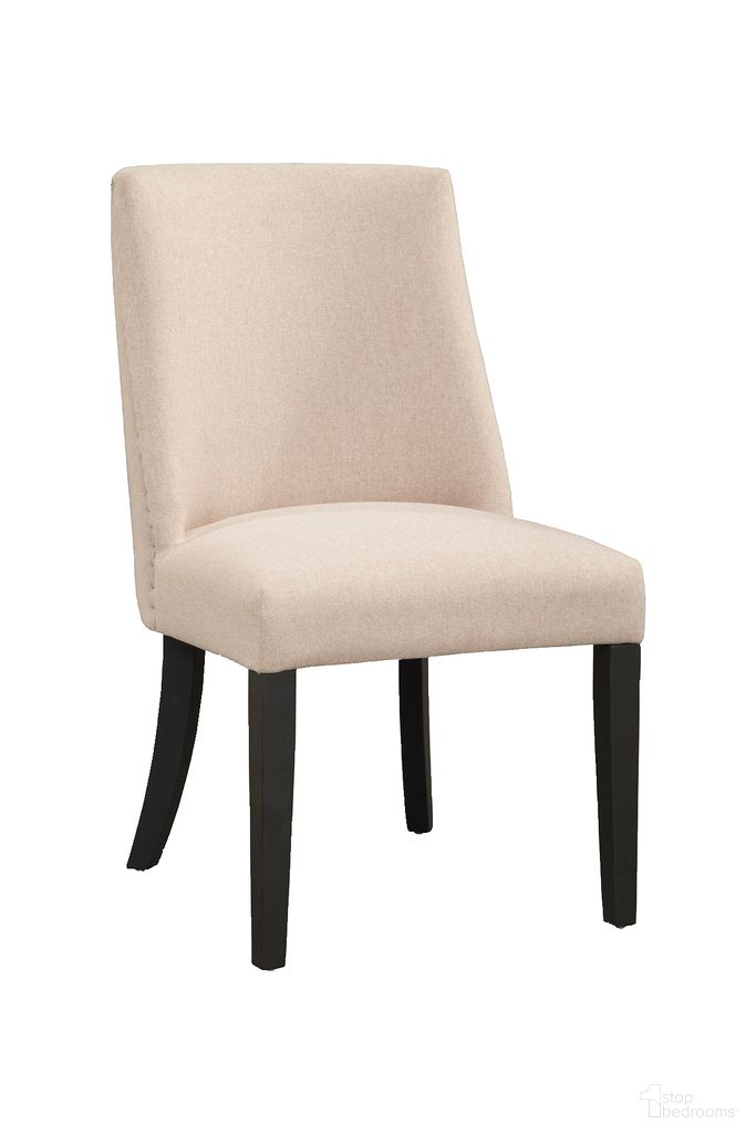 The appearance of Live Edge Upholstered Parson Chairs Set of 2 In Black and Cream designed by Alpine in the industrial interior design. This black and cream piece of furniture was selected by 1StopBedrooms from Live Edge Collection to add a touch of cosiness and style into your home. Sku: 1968-02. Material: Solid Rubberwood. Chair Type: Side Chair.