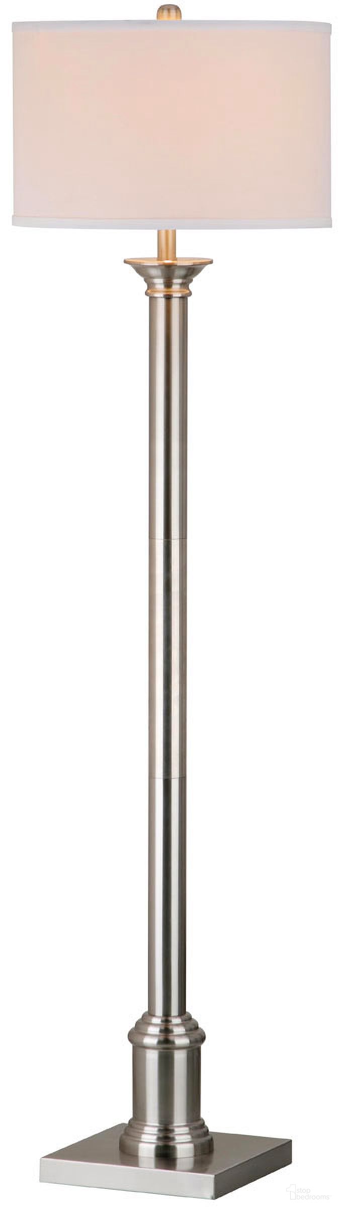 The appearance of Livia Nickel 60 Inch Floor Lamp designed by Safavieh in the modern / contemporary interior design. This nickel piece of furniture  was selected by 1StopBedrooms from Safavieh LIT Collection to add a touch of cosiness and style into your home. Sku: LIT4335A. Material: Iron.