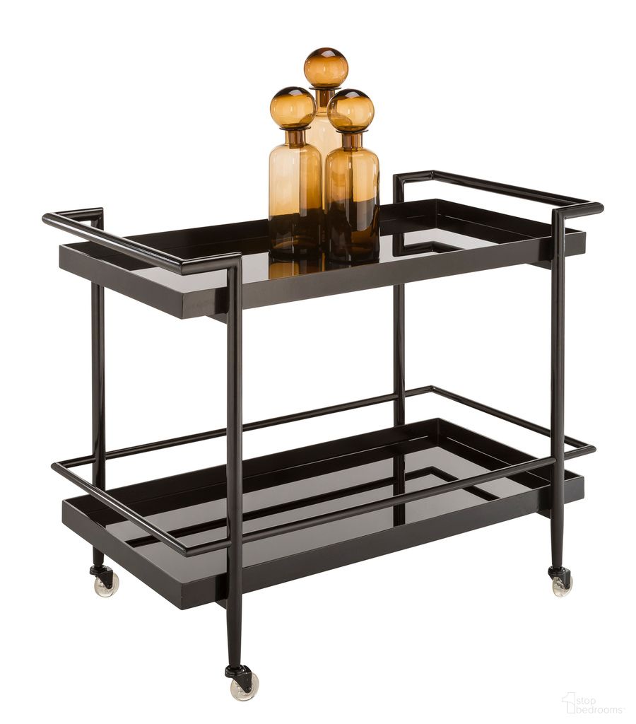 Livingston Bar Cart In Black