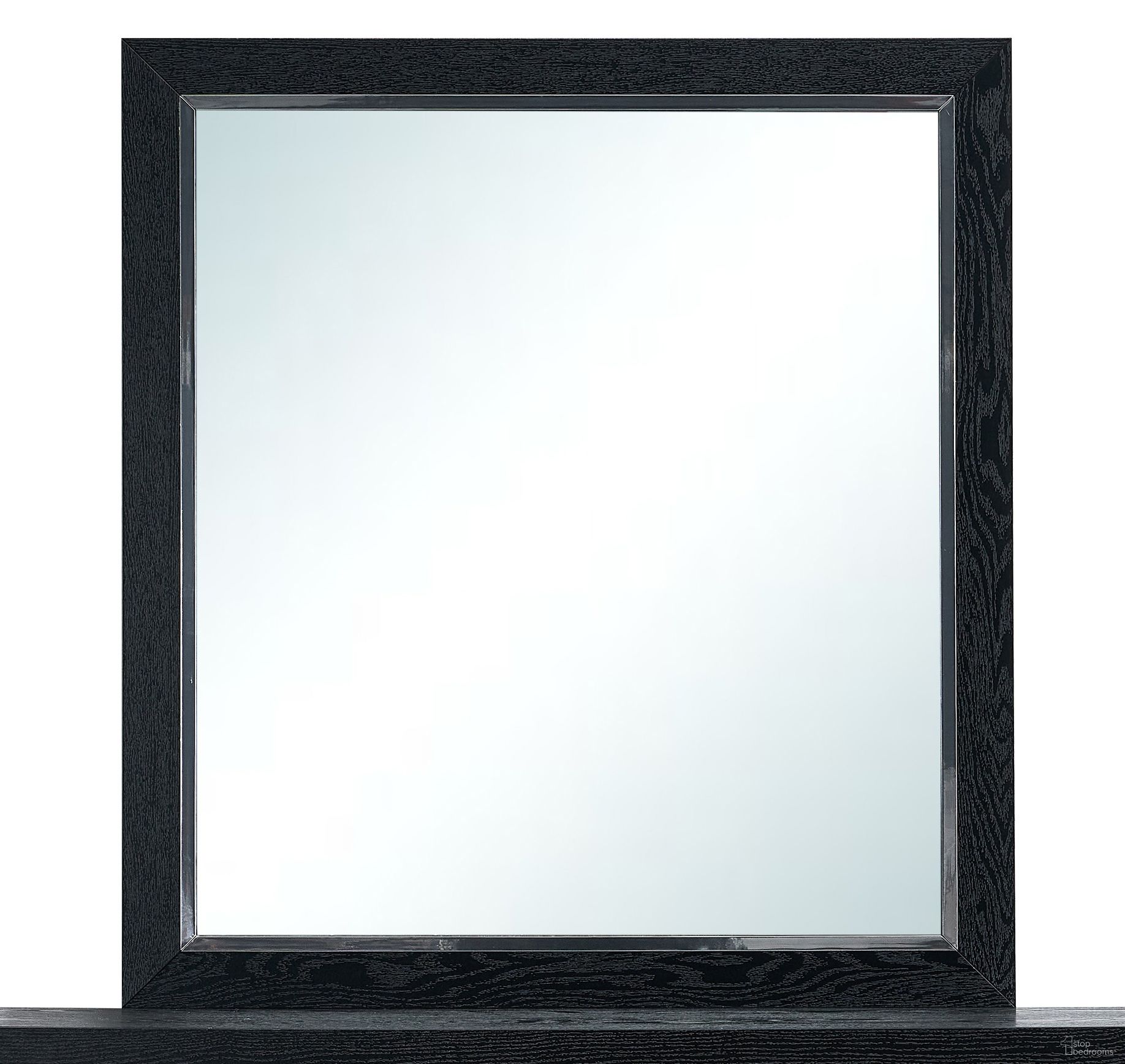 The appearance of Livingston Frame Mirror In Black designed by Glory in the modern / contemporary interior design. This black piece of furniture was selected by 1StopBedrooms from Livingston Collection to add a touch of cosiness and style into your home. Sku: G02850-M. Material: Wood.