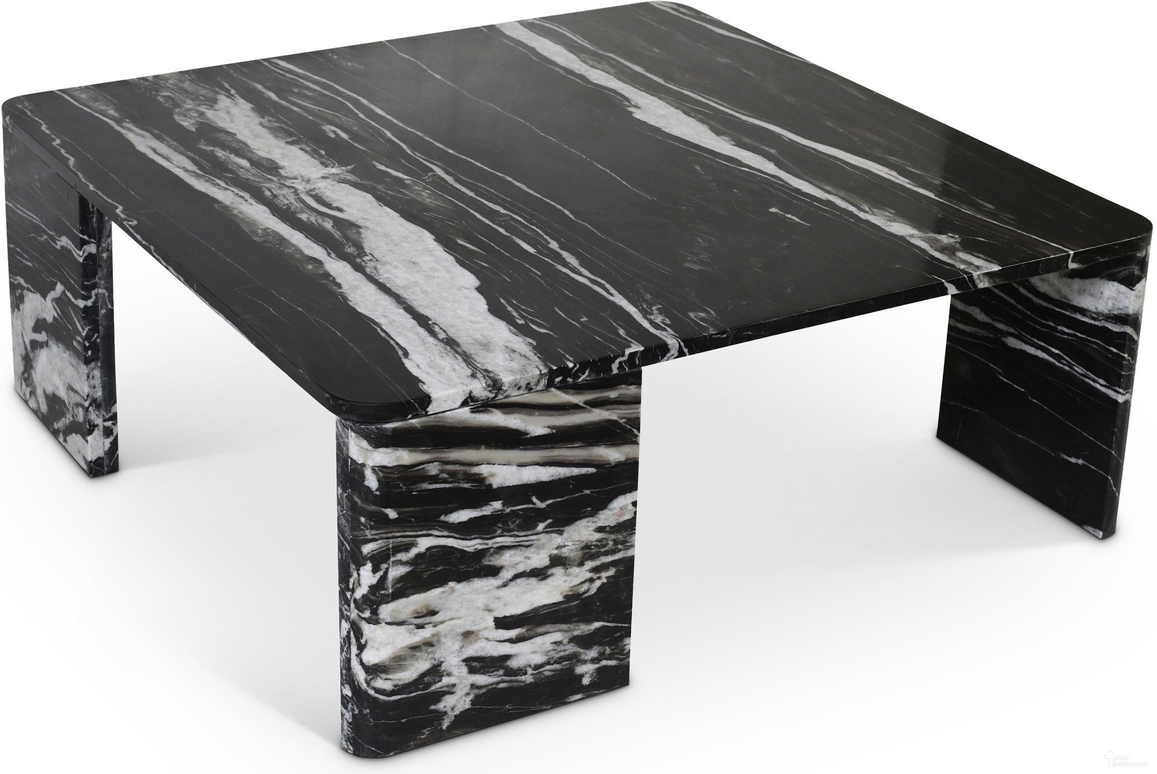 Livorno Coffee Table In Light Grey and Black