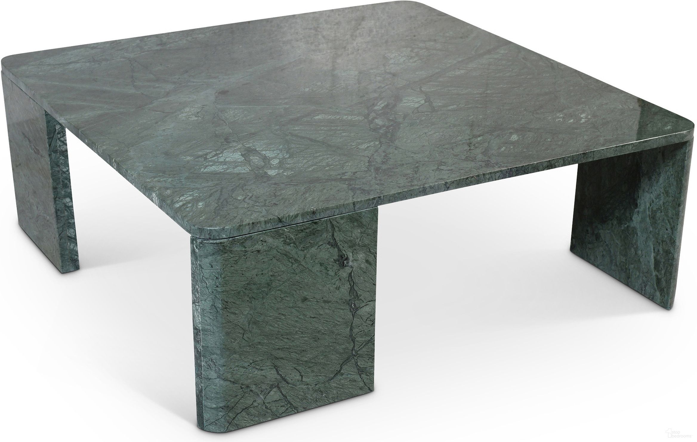 Livorno Coffee Table In Light Grey and Green