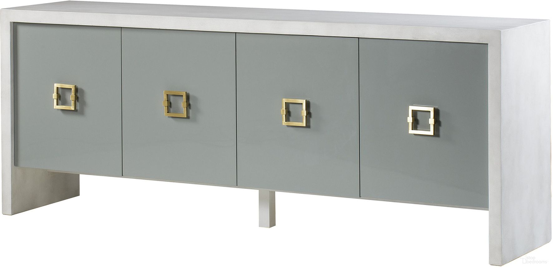 The appearance of Liza Credenza In Off White designed by Century Furniture in the modern / contemporary interior design. This off white piece of furniture  was selected by 1StopBedrooms from Monarch Collection to add a touch of cosiness and style into your home. Sku: MN5792. Material: Concrete.
