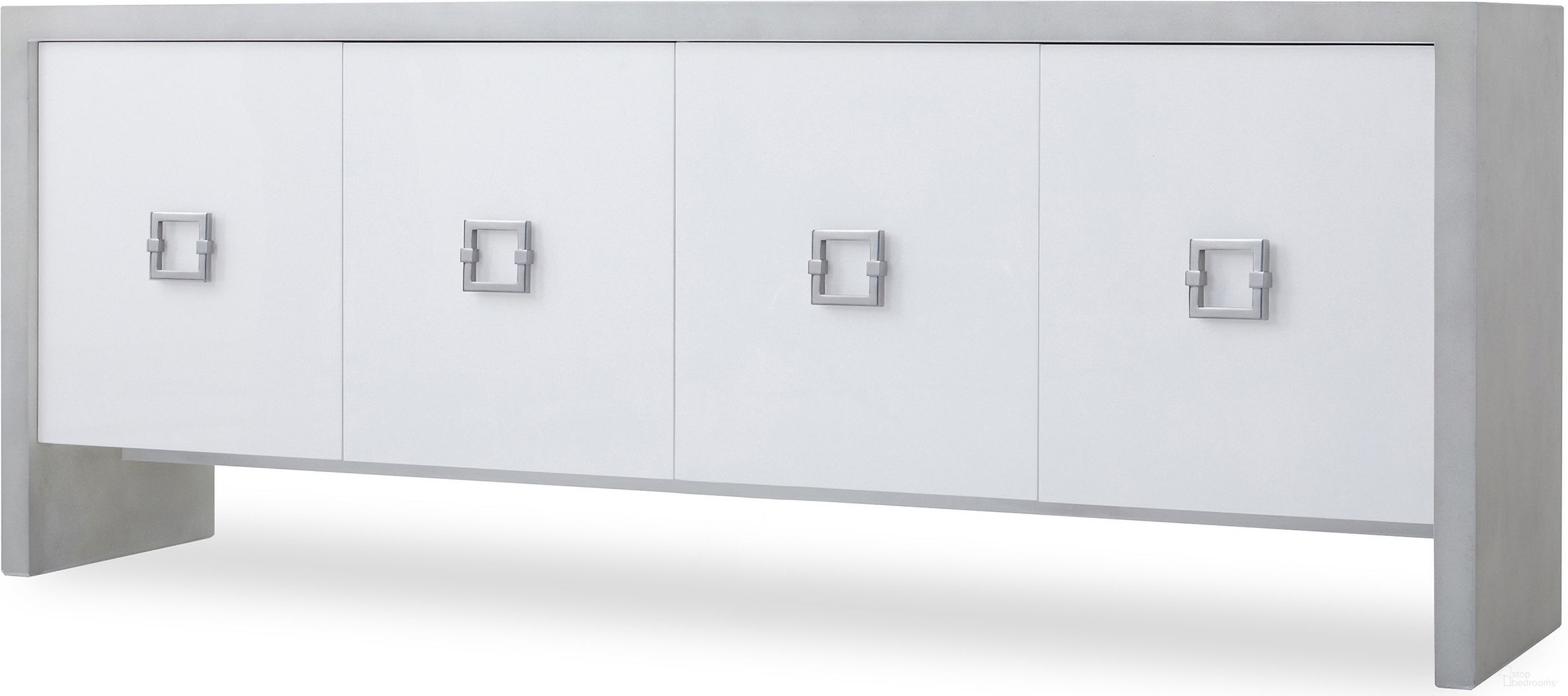 The appearance of Liza Credenza In White designed by Century Furniture in the modern / contemporary interior design. This white piece of furniture was selected by 1StopBedrooms from Monarch Collection to add a touch of cosiness and style into your home. Sku: MN5792-W. Material: Concrete.