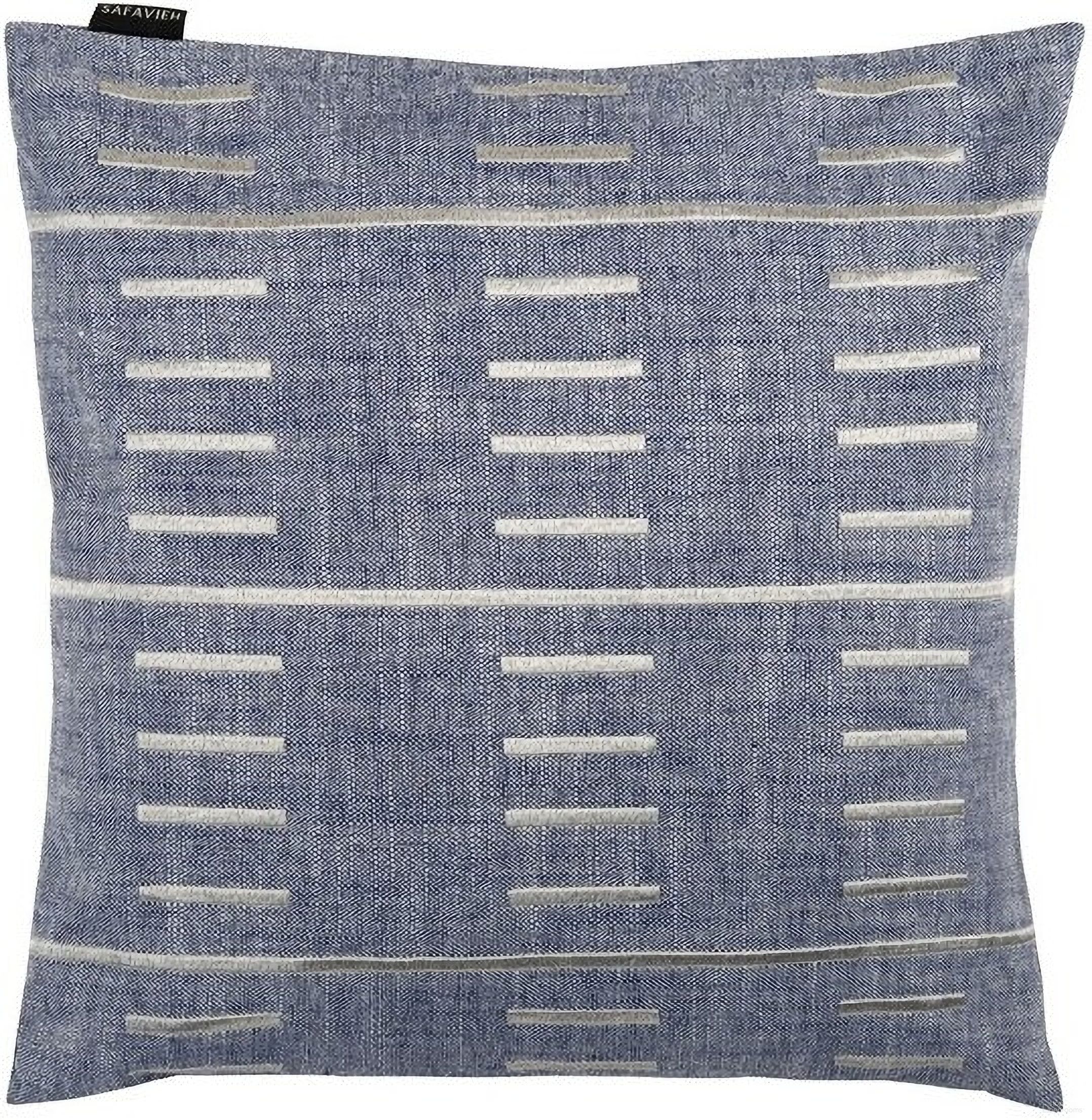 Lizabet Pillow in Blue and White