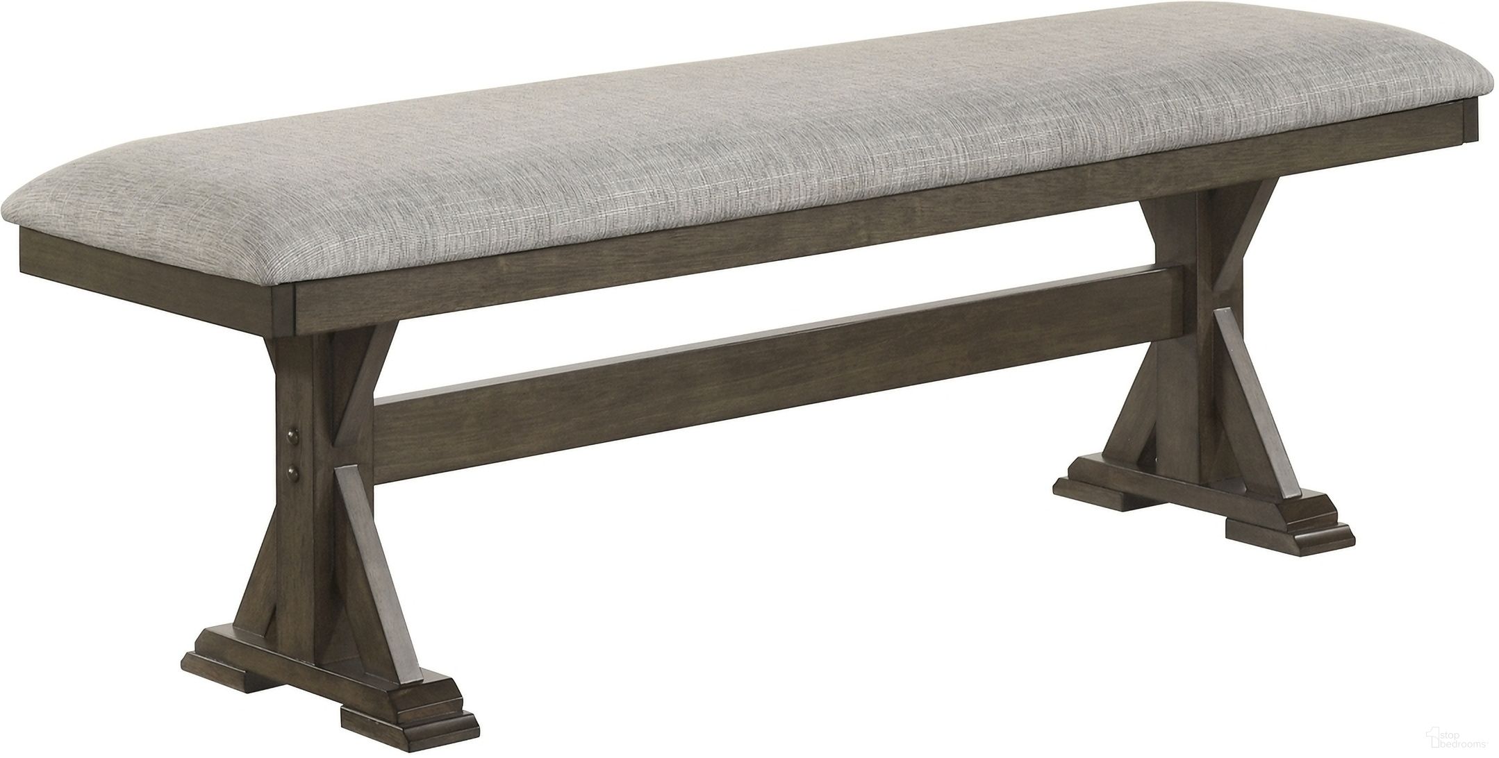 The appearance of Lloyd Bench In Brown designed by Crown Mark in the rustic / southwestern interior design. This brown piece of furniture was selected by 1StopBedrooms from Lloyd Collection to add a touch of cosiness and style into your home. Sku: 2137-BENCH. Material: Wood.