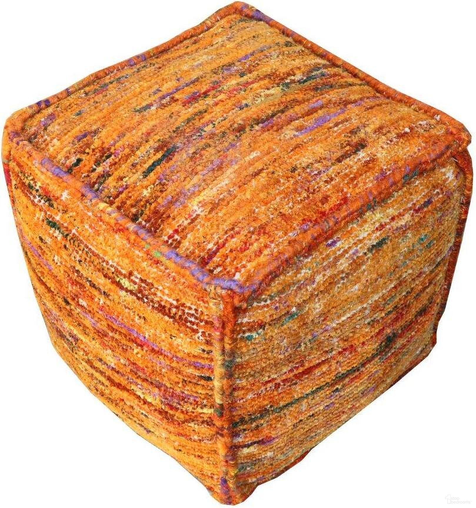 The appearance of Wendy Pouf In Orange designed by Moti in the modern / contemporary interior design. This orange piece of furniture  was selected by 1StopBedrooms from Wendy Collection to add a touch of cosiness and style into your home. Sku: 54011017. Material: Foam.