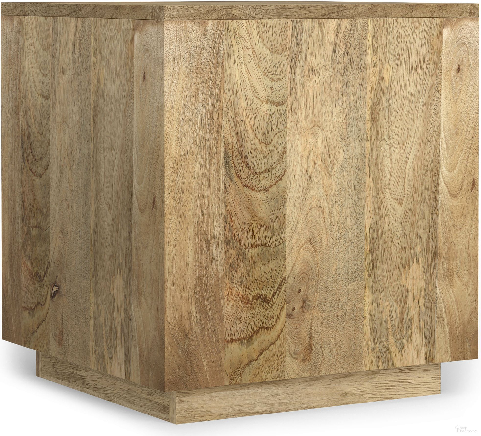 Lockhart Solid Mango Wood Side Table In Natural