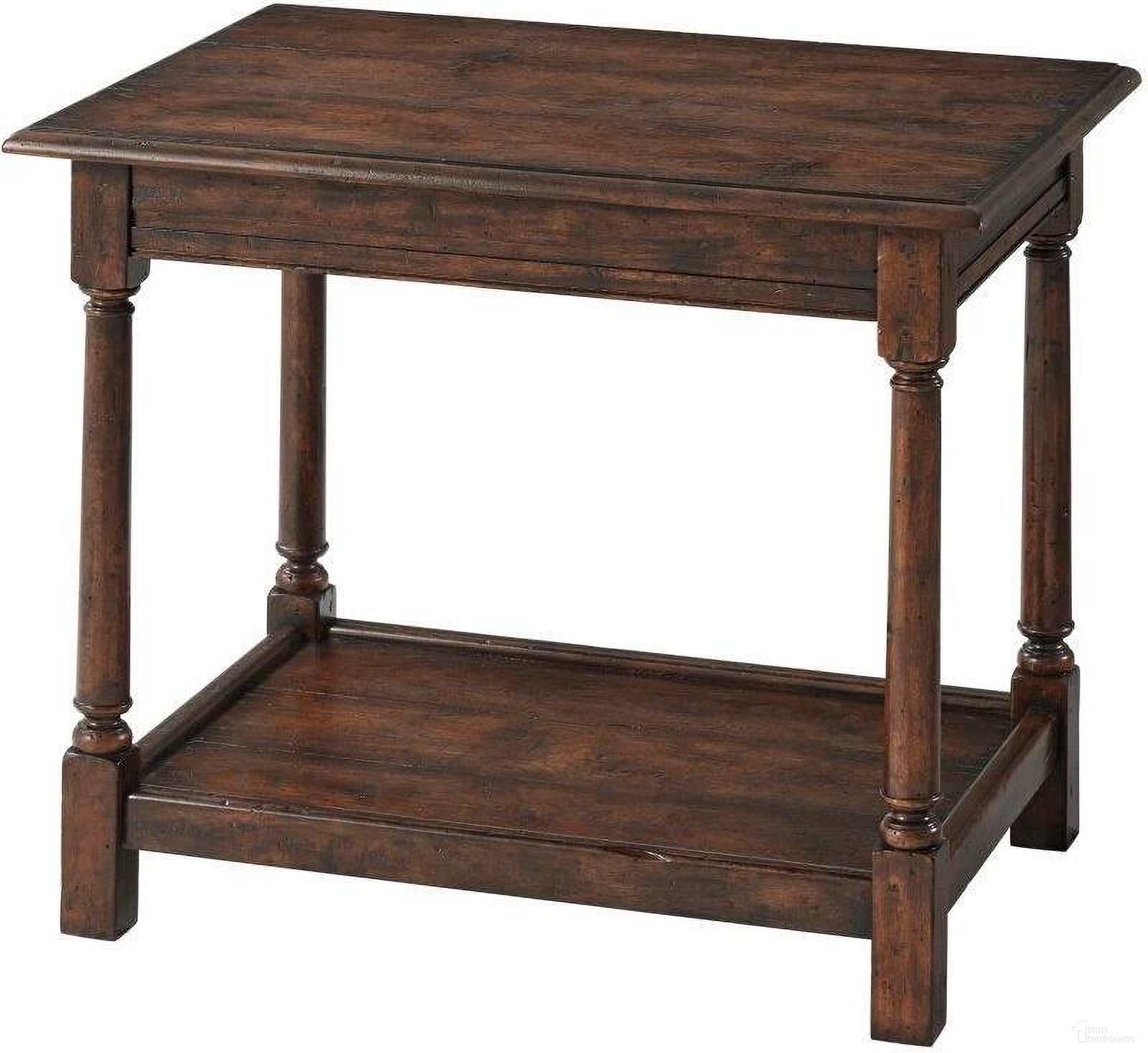 The appearance of Lodge Side Table designed by Theodore Alexander in the traditional interior design. This  piece of furniture  was selected by 1StopBedrooms from Althorp - Victory Oak Collection to add a touch of cosiness and style into your home. Sku: AL50160. Material: Wood.