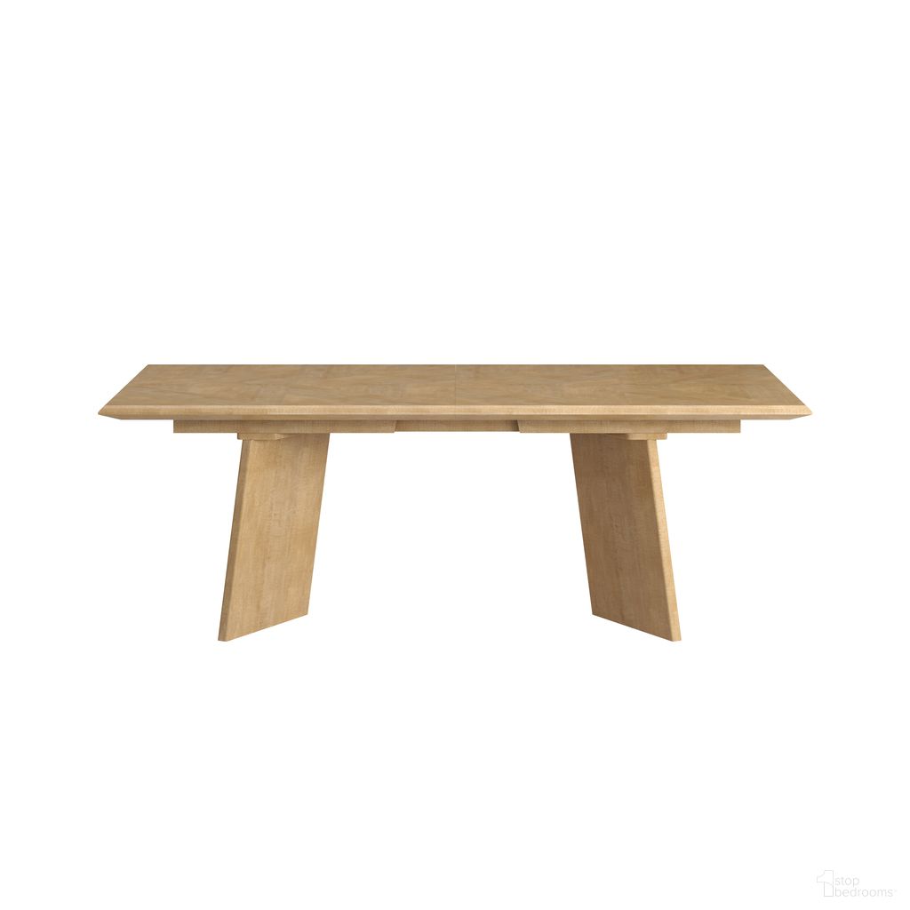 Loft Rectangular Dining Table In Natural Maple