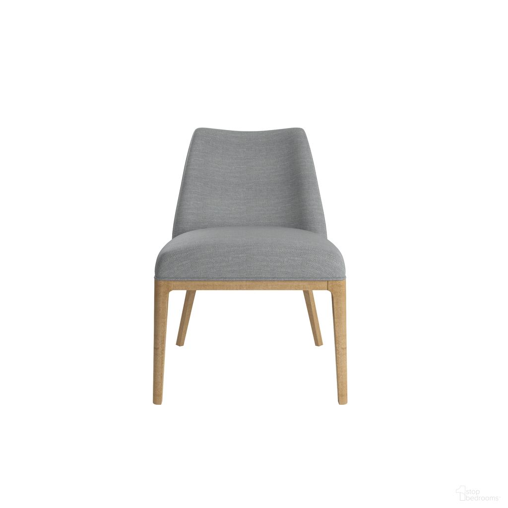 Loft Upholstered Side Chair In Natural Maple