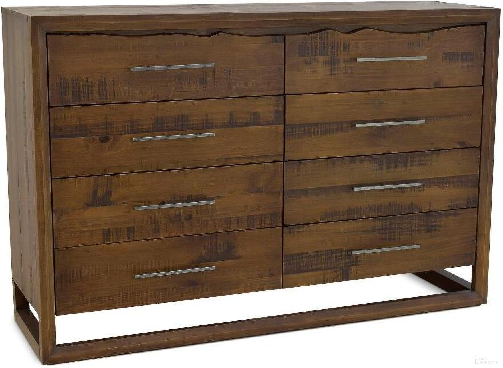 The appearance of Lofton Eight Drawer Dresser designed by Steve Silver in the transitional interior design. This mocha piece of furniture  was selected by 1StopBedrooms from Lofton Collection to add a touch of cosiness and style into your home. Sku: LF900DR. Material: MDF.