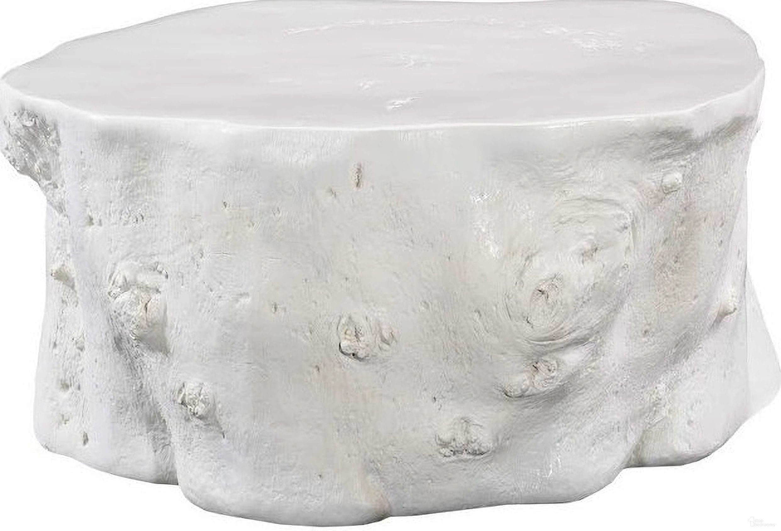 The appearance of Log Coffee Table with Gel Coat In White designed by Phillips Collection in the modern / contemporary interior design. This white piece of furniture was selected by 1StopBedrooms from to add a touch of cosiness and style into your home. Sku: PH105533. Material: Resin.