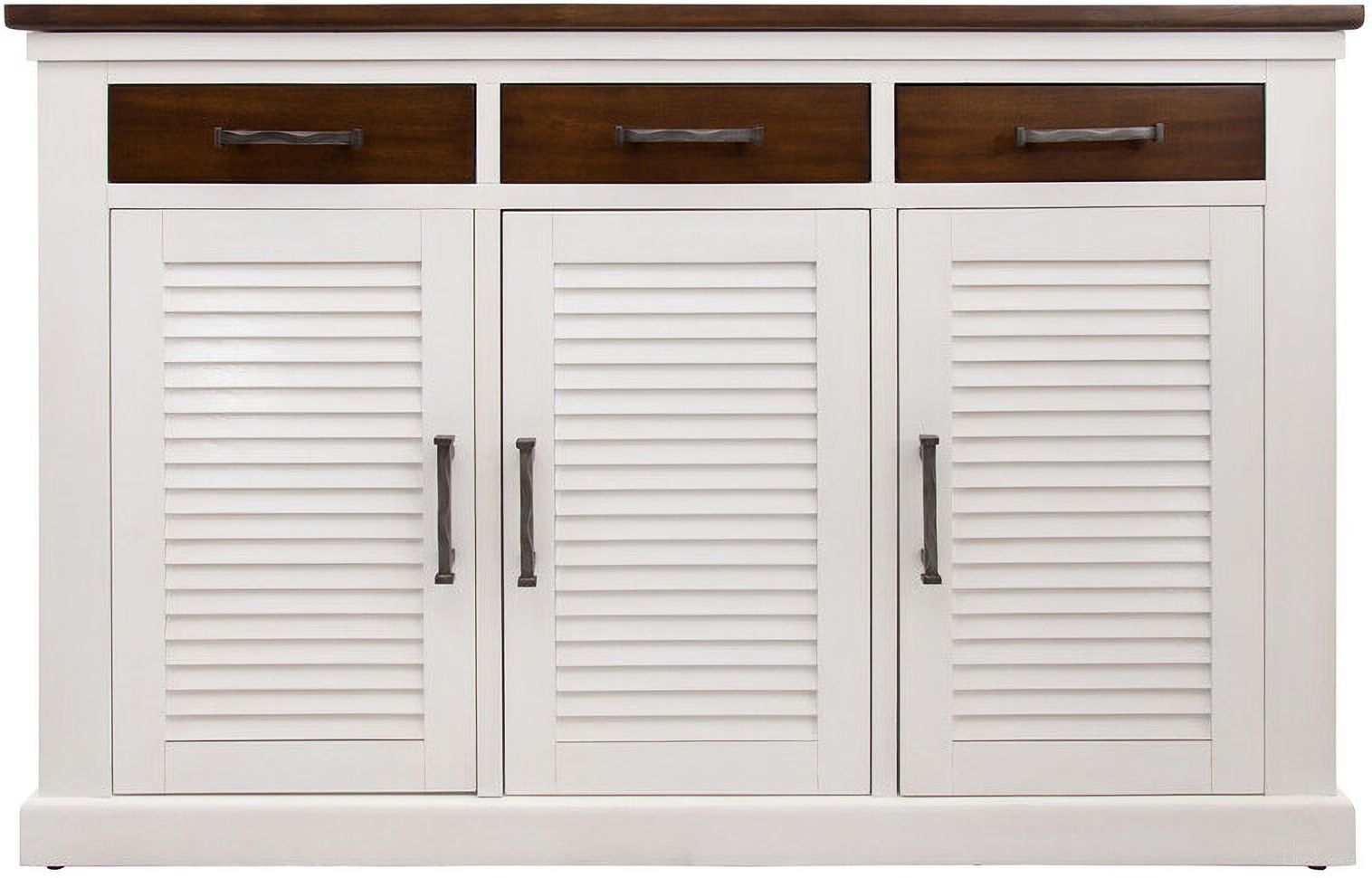 Logan Kitchen Island In Antique White