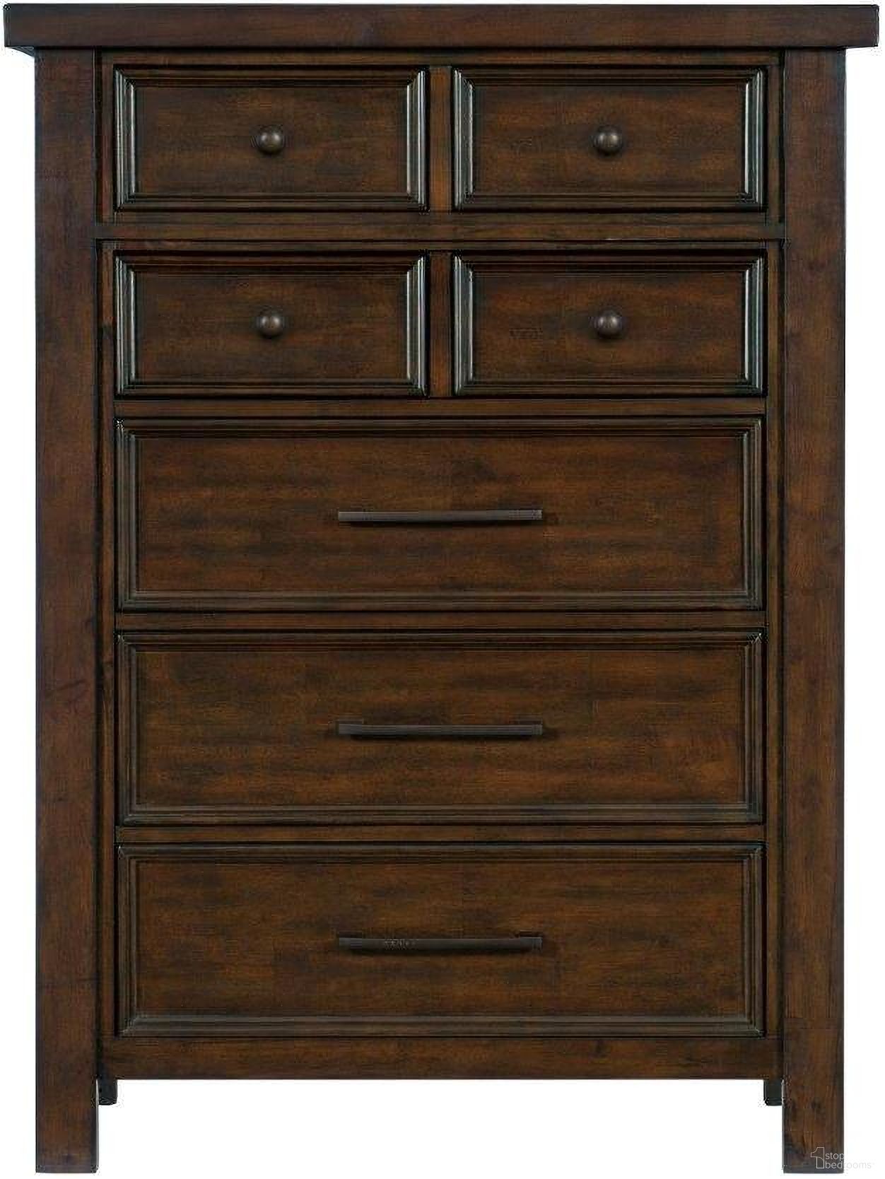 The appearance of Logandale Brown Chest designed by Homelegance in the transitional interior design. This brown piece of furniture  was selected by 1StopBedrooms from Logandale Collection to add a touch of cosiness and style into your home. Sku: 1559-9. Material: Wood.
