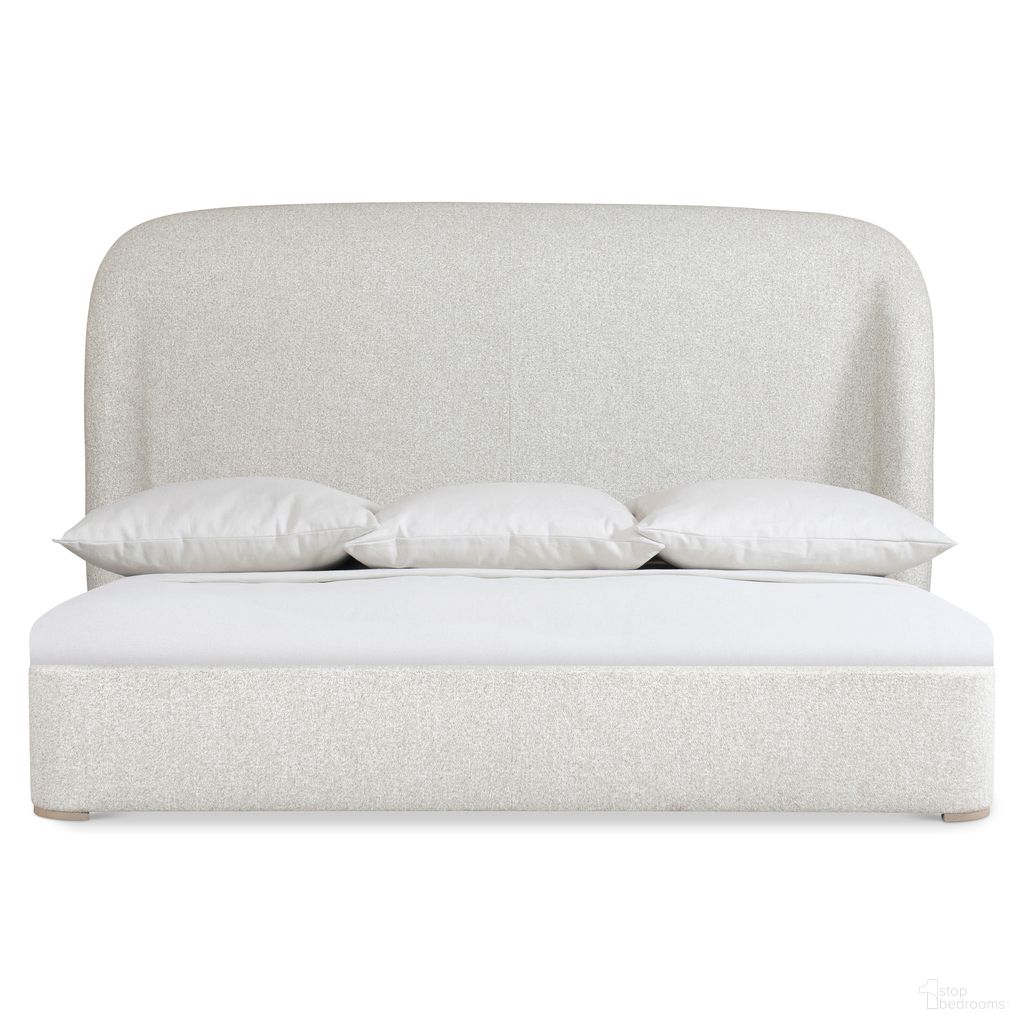 The appearance of Loggia California King Shelter Bed In Beige designed by Bernhardt in the modern / contemporary interior design. This beige piece of furniture was selected by 1StopBedrooms from Loggia Collection to add a touch of cosiness and style into your home. Sku: 345FR02;345H02. Material: Fabric. Bed Size: California King. Bed Type: Shelter Bed.