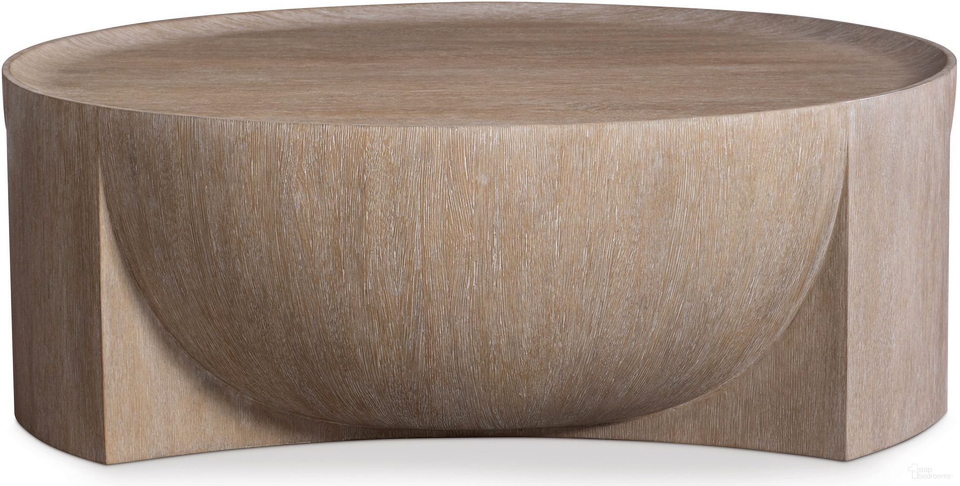 The appearance of Loggia Round Cocktail Table In Brown designed by Bernhardt in the modern / contemporary interior design. This brown piece of furniture was selected by 1StopBedrooms from Loggia Collection to add a touch of cosiness and style into your home. Sku: 345009. Material: Wood.