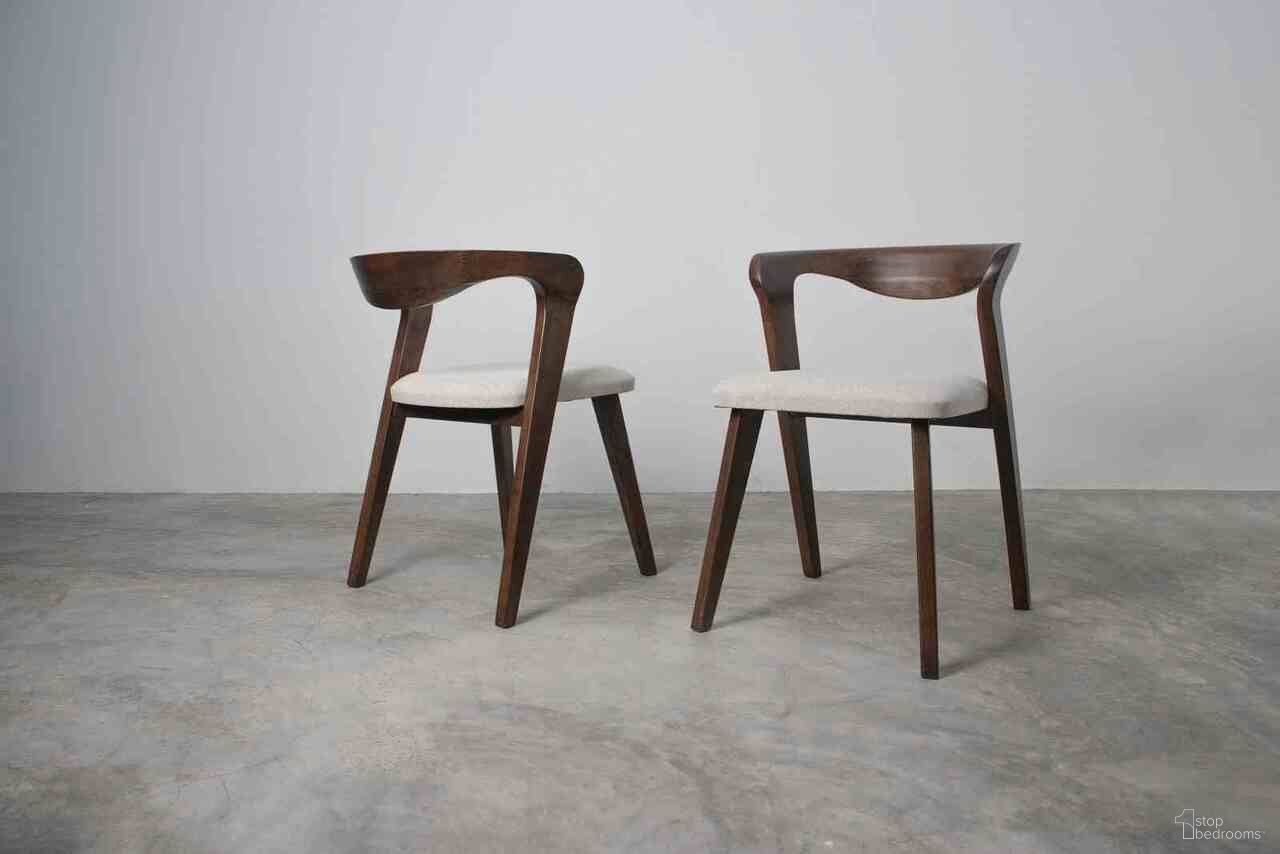 The appearance of Logstor Side Chair Set of 2 In Rich Walnut designed by Furniture of America in the transitional interior design. This rich walnut piece of furniture was selected by 1StopBedrooms from Logstor Collection to add a touch of cosiness and style into your home. Sku: FM30002WN-SC-2PK. Material: Fabric. Chair Type: Side Chair.