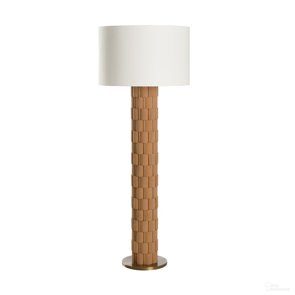 The appearance of Loire Floor Lamp In Brown designed by Wildwood in the modern / contemporary interior design. This brown piece of furniture  was selected by 1StopBedrooms from Wildwood Collection to add a touch of cosiness and style into your home. Sku: 61372. Material: Cork.