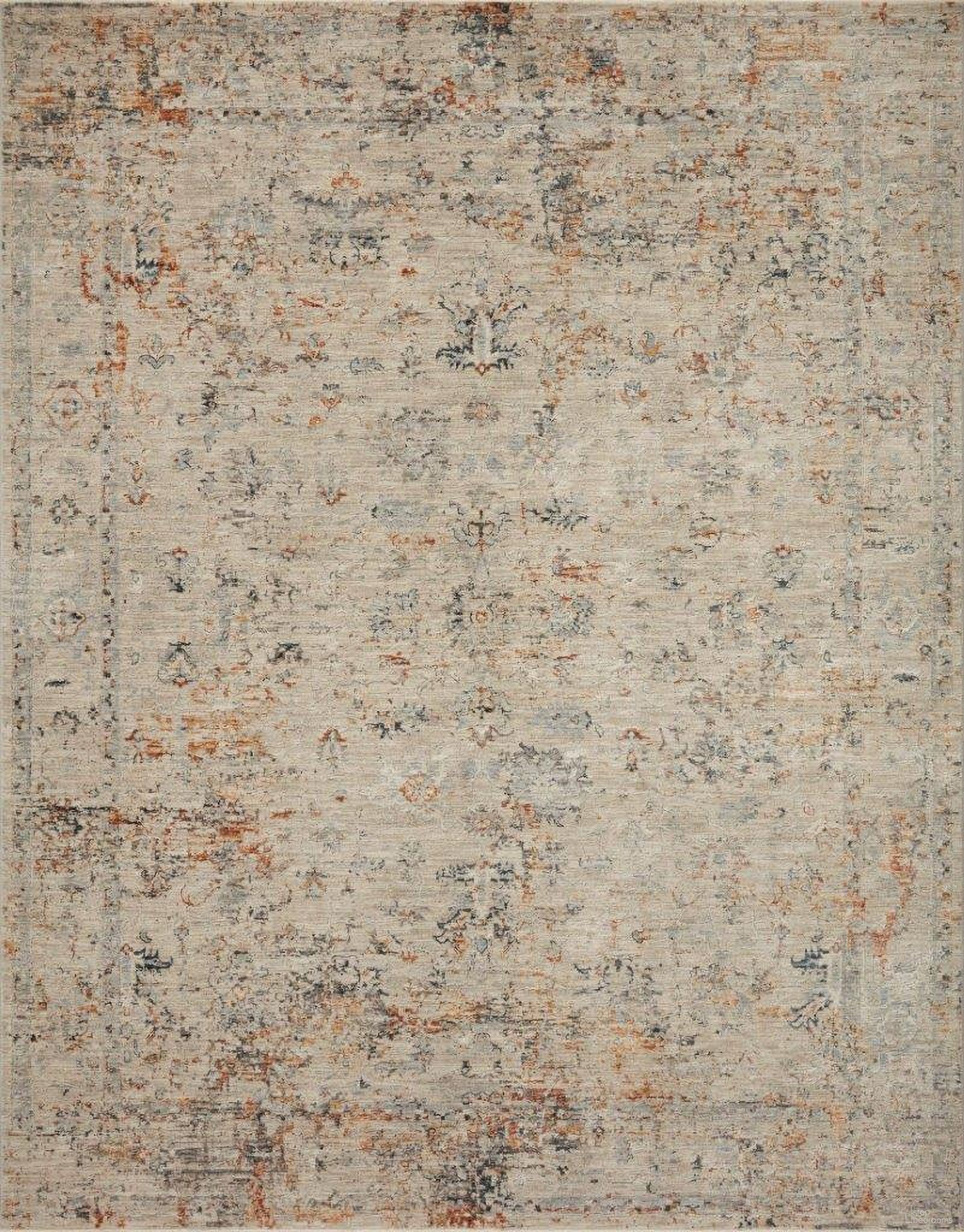 The appearance of Loloi Axel 2' x 3' Rug In Silver And Spice designed by Loloi Rugs in the modern / contemporary interior design. This silver piece of furniture  was selected by 1StopBedrooms from Axel Collection to add a touch of cosiness and style into your home. Sku: AXELAXE-02SISQ2030. Material: Polyester.