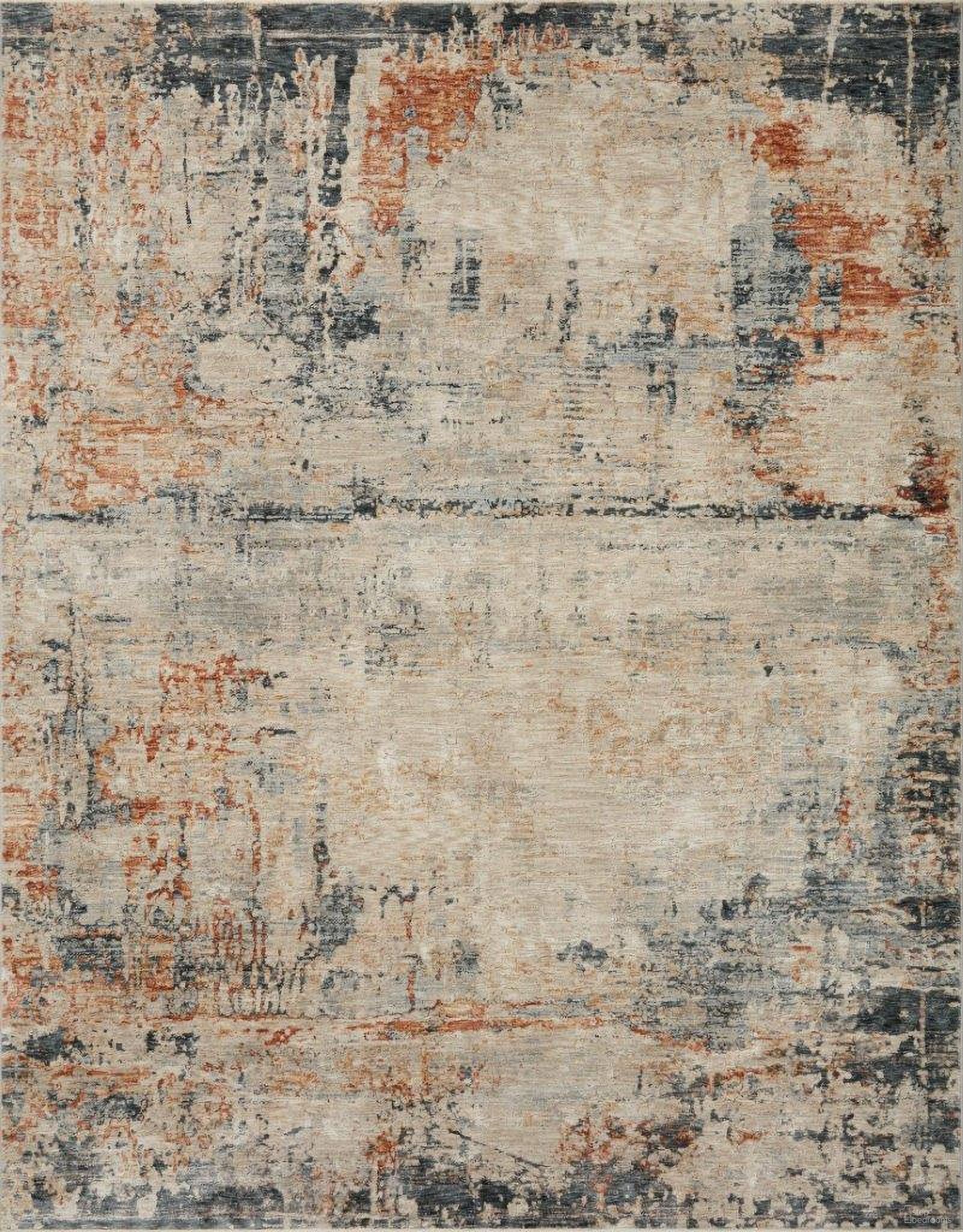 Loloi Axel 2'6" x 8' Rug In Stone And Multi