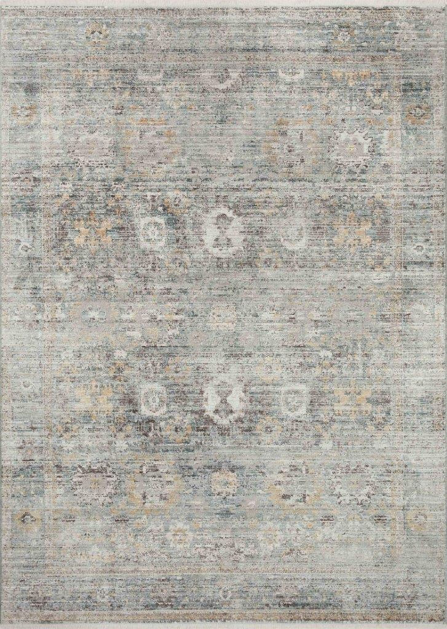 Loloi Bonney 2' x 3' Rug In Teal And Gold