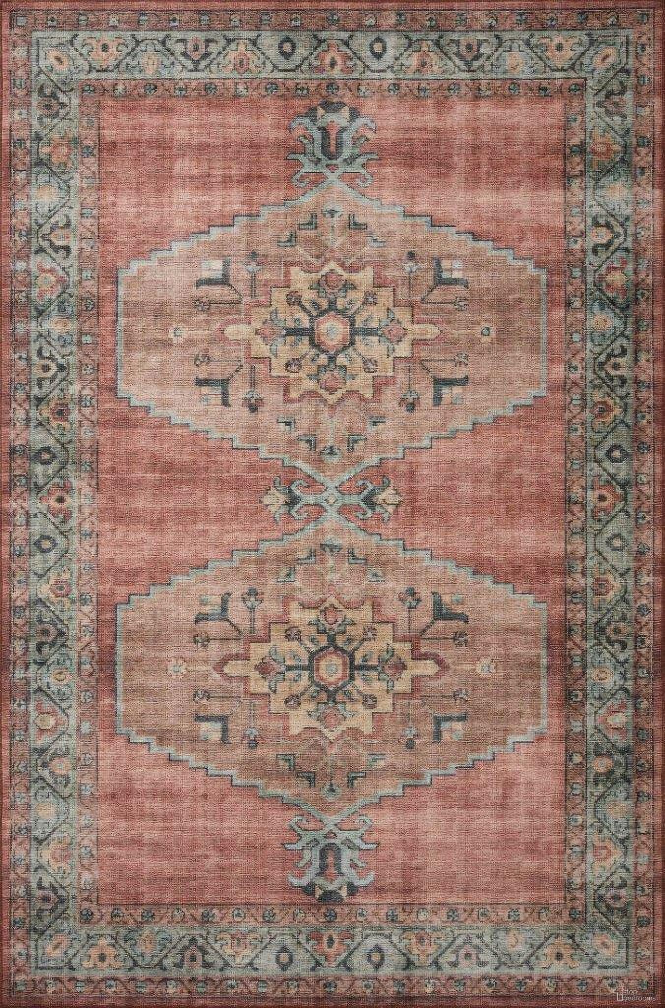 The appearance of Loloi II Heidi Spice and Aqua 18" x 18" Sample Rug designed by Loloi Rugs in the traditional interior design. This aqua piece of furniture  was selected by 1StopBedrooms from Heidi Collection to add a touch of cosiness and style into your home. Sku: HEIDHEI-05SQAQ160S. Material: Polyester.