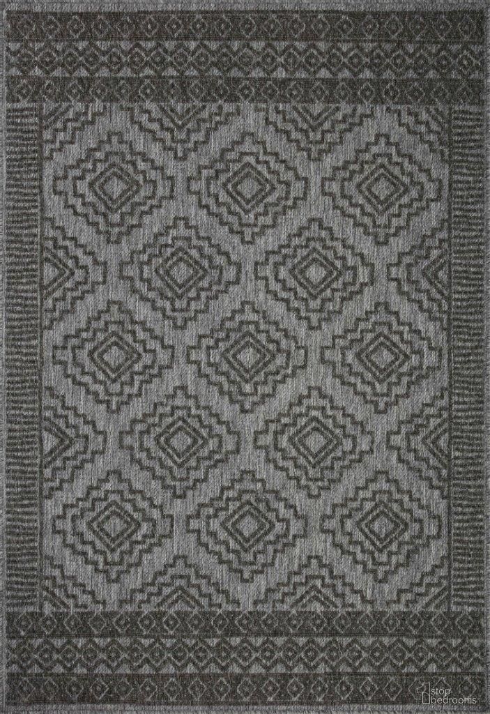 The appearance of Loloi II Rainier Grey and Charcoal 11'-6" x 15' Area Rug designed by Loloi Rugs in the transitional interior design. This grey and charcoal piece of furniture  was selected by 1StopBedrooms from Rainier Collection to add a touch of cosiness and style into your home. Sku: RANERAI-06GYCCB6F0. Material: Polypropylene.