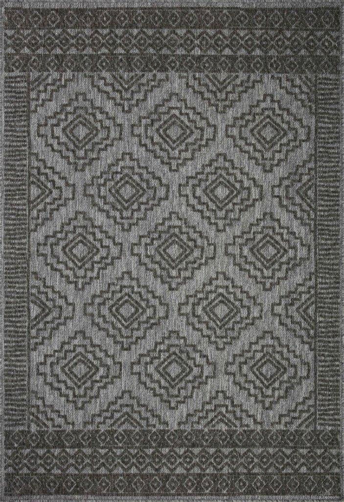 The appearance of Loloi II Rainier Grey and Charcoal 18" x 18" Sample Rug designed by Loloi Rugs in the transitional interior design. This grey and charcoal piece of furniture was selected by 1StopBedrooms from Rainier Collection to add a touch of cosiness and style into your home. Sku: RANERAI-06GYCC160S. Material: Polypropylene.