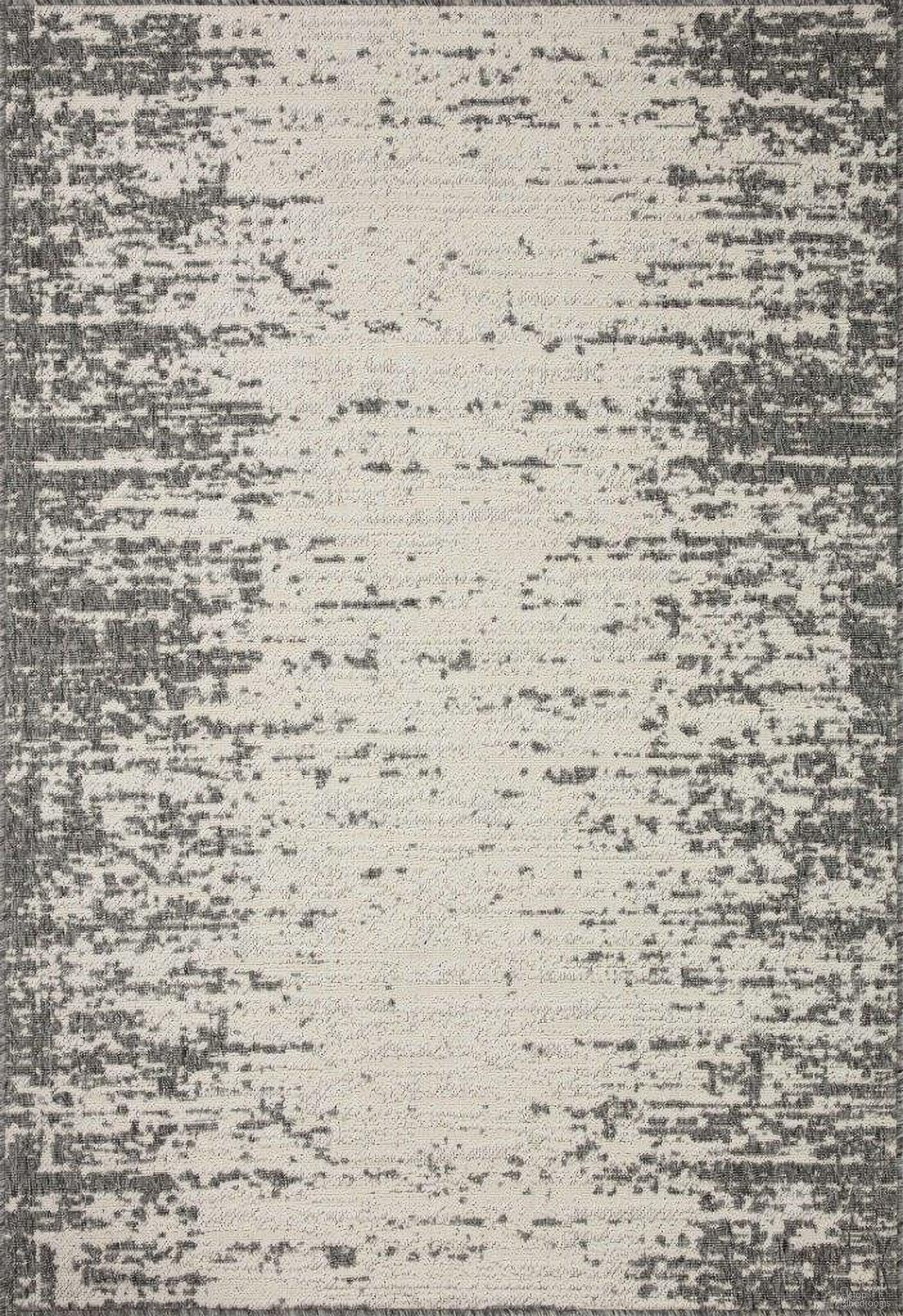 The appearance of Loloi II Rainier Ivory and Grey 11'-6" x 15' Area Rug designed by Loloi Rugs in the transitional interior design. This ivory and grey piece of furniture  was selected by 1StopBedrooms from Rainier Collection to add a touch of cosiness and style into your home. Sku: RANERAI-01IVGYB6F0. Material: Polypropylene.