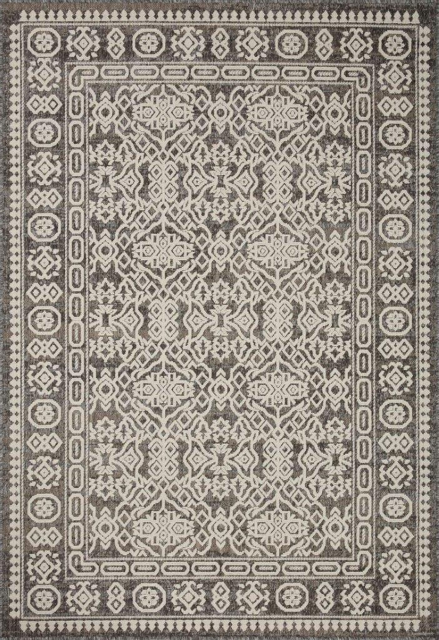 The appearance of Loloi II Rainier Pebble and Ivory 18" x 18" Sample Rug designed by Loloi Rugs in the transitional interior design. This ivory and pebble piece of furniture was selected by 1StopBedrooms from Rainier Collection to add a touch of cosiness and style into your home. Sku: RANERAI-02PPIV160S. Material: Polypropylene.