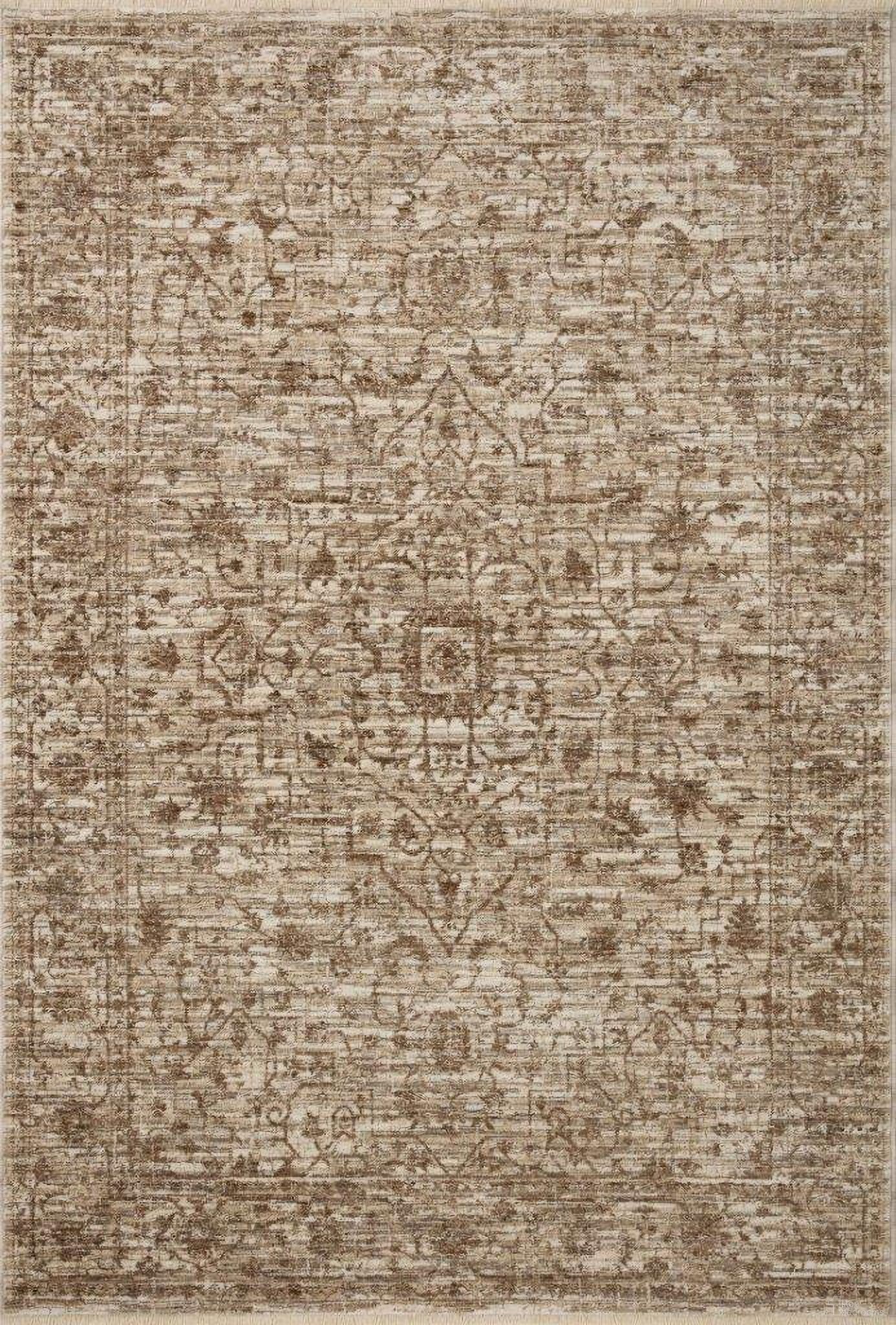 Loloi II Sorrento Bark and Natural 18" x 18" Sample Rug