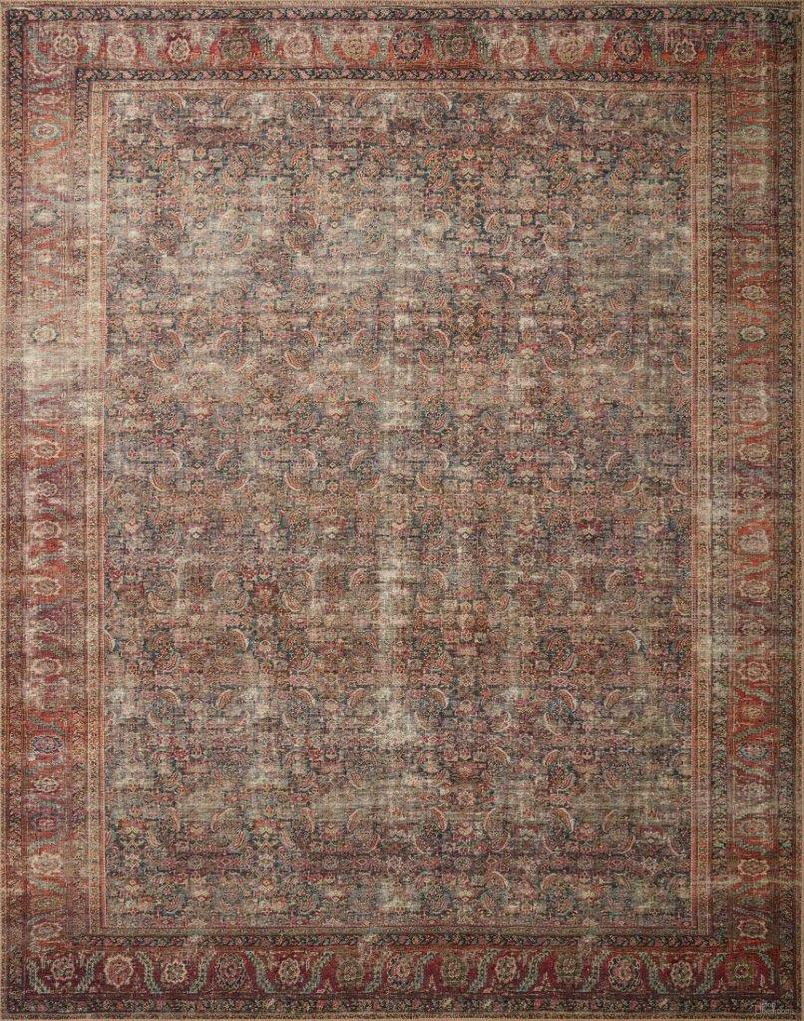 Loloi II Wynter Onyx and Multi 18" x 18" Sample Rug