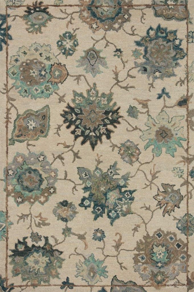 Loloi Padma Ivory and Blue 9'-3" x 13' Area Rug