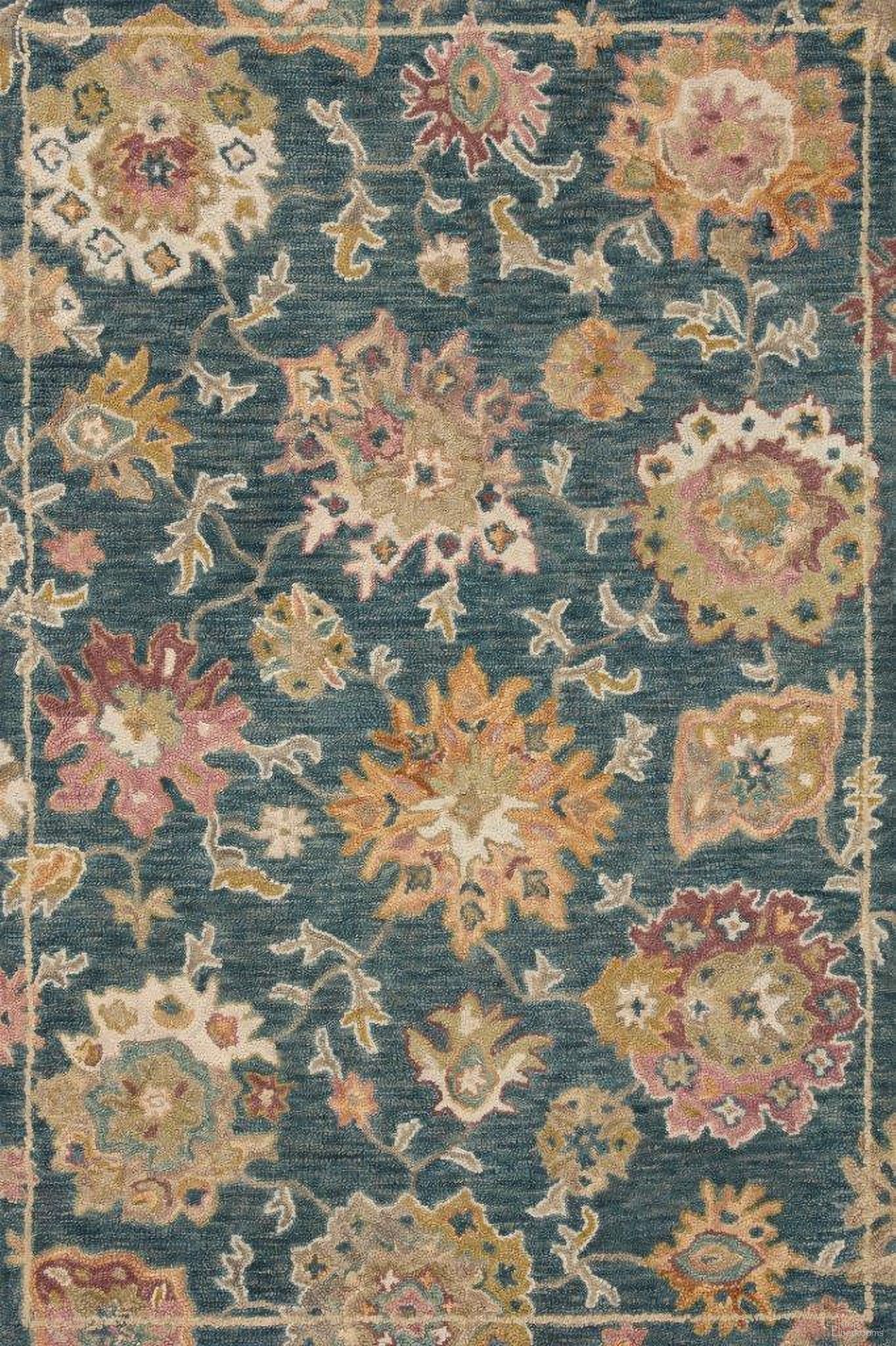 Loloi Padma Navy and Multi 7'-9" x 9'-9" Area Rug