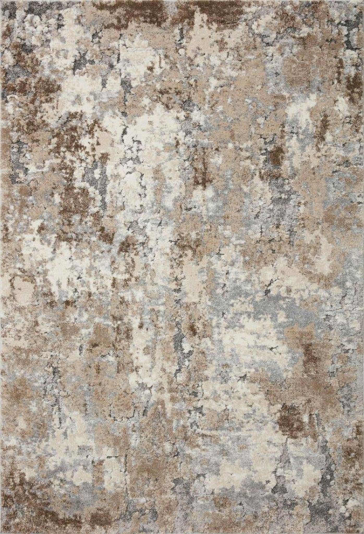 Loloi Theory 1'6" x 1'6" Rug In Dove And Bark