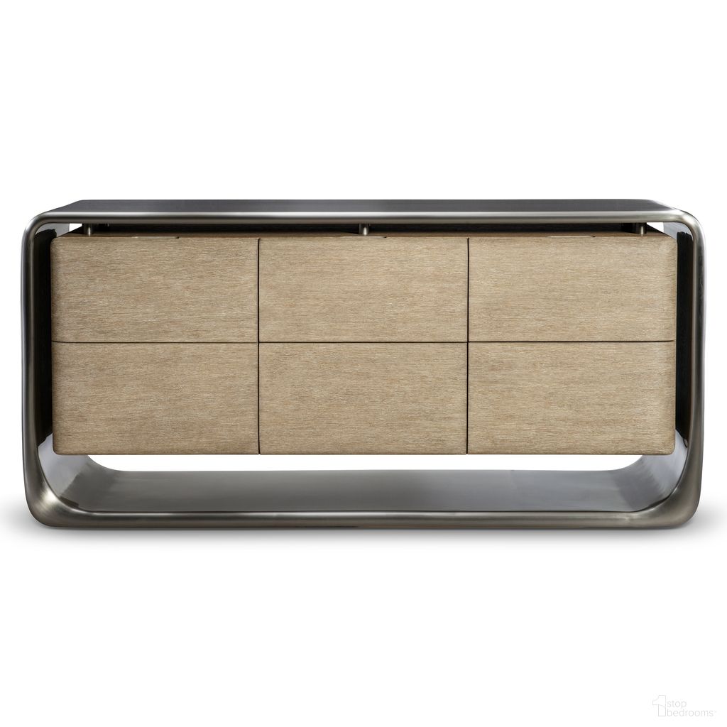 The appearance of Lomond Dresser In Silver designed by Bernhardt in the modern / contemporary interior design. This silver piece of furniture was selected by 1StopBedrooms from Lomond Collection to add a touch of cosiness and style into your home. Sku: 347050. Material: Metal.