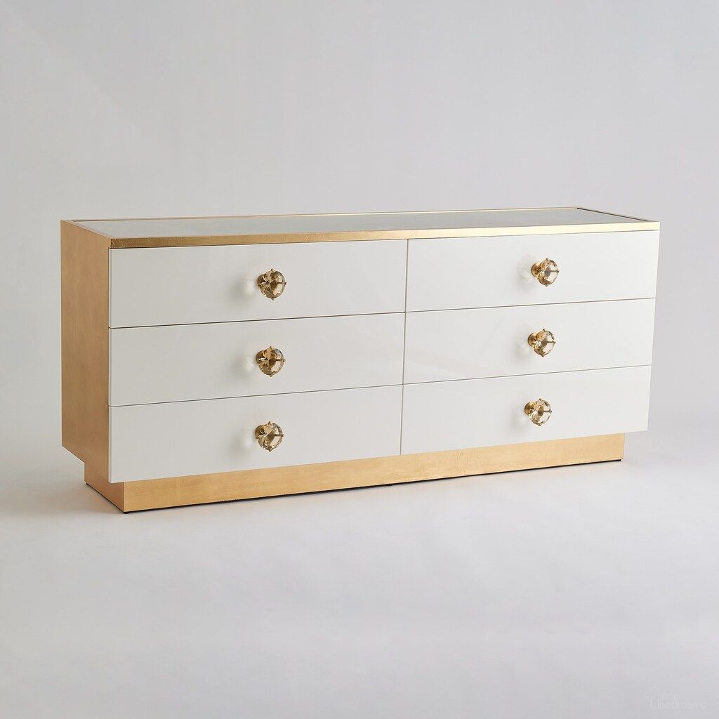 The appearance of London Credenza In White designed by Global Views in the modern / contemporary interior design. This white piece of furniture was selected by 1StopBedrooms from London Collection to add a touch of cosiness and style into your home. Sku: JB2126. Material: Wood.